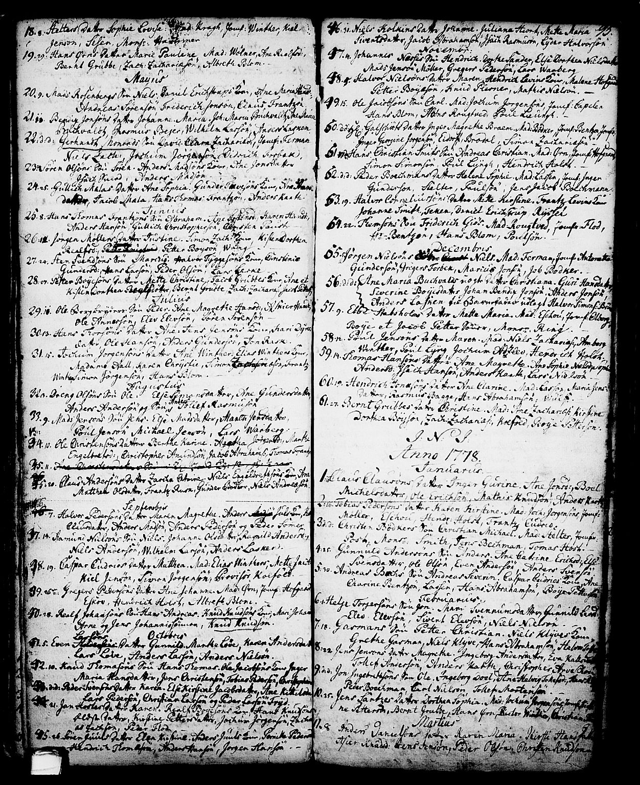 Skien kirkebøker, SAKO/A-302/G/Ga/L0001: Parish register (copy) no. 1, 1756-1791, p. 95