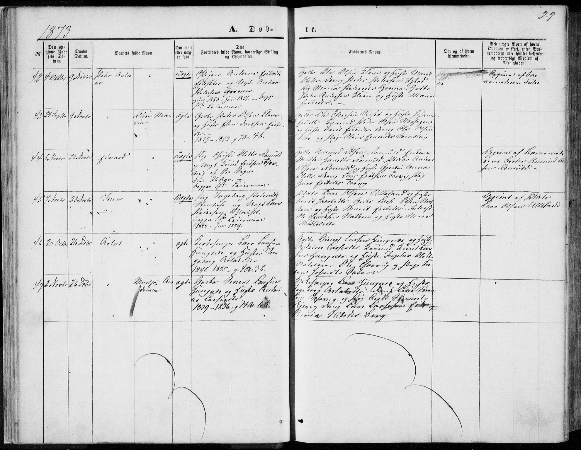 Ministerialprotokoller, klokkerbøker og fødselsregistre - Møre og Romsdal, AV/SAT-A-1454/557/L0681: Parish register (official) no. 557A03, 1869-1886, p. 29