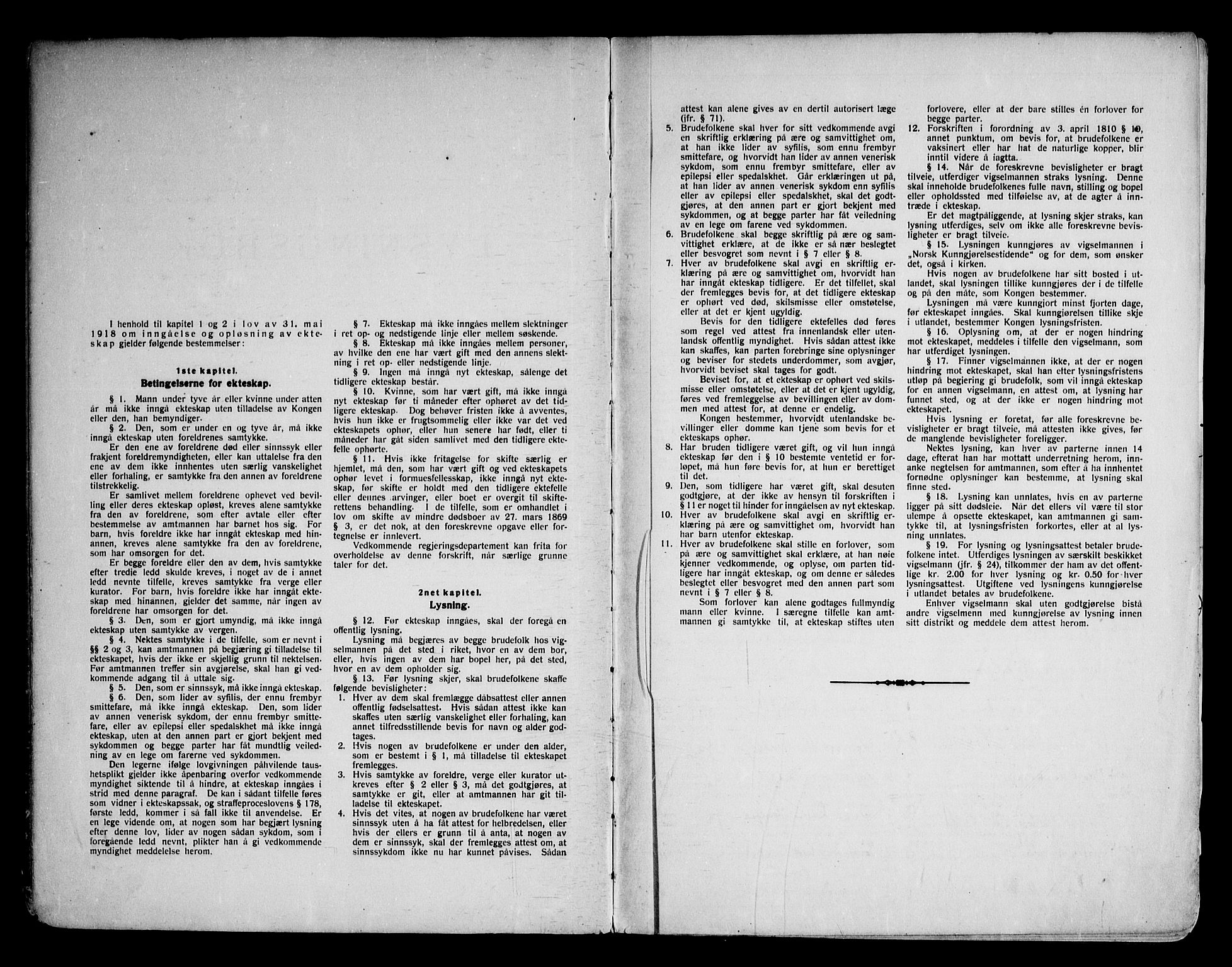 Solum kirkebøker, SAKO/A-306/H/Ha/L0002: Banns register no. I 2, 1919-1946