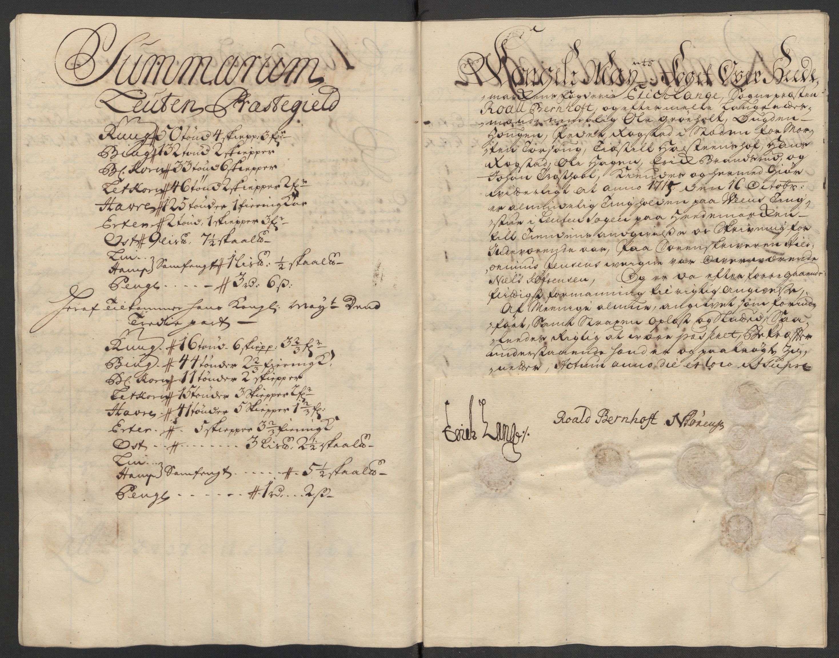 Rentekammeret inntil 1814, Reviderte regnskaper, Fogderegnskap, AV/RA-EA-4092/R16/L1053: Fogderegnskap Hedmark, 1715, p. 311