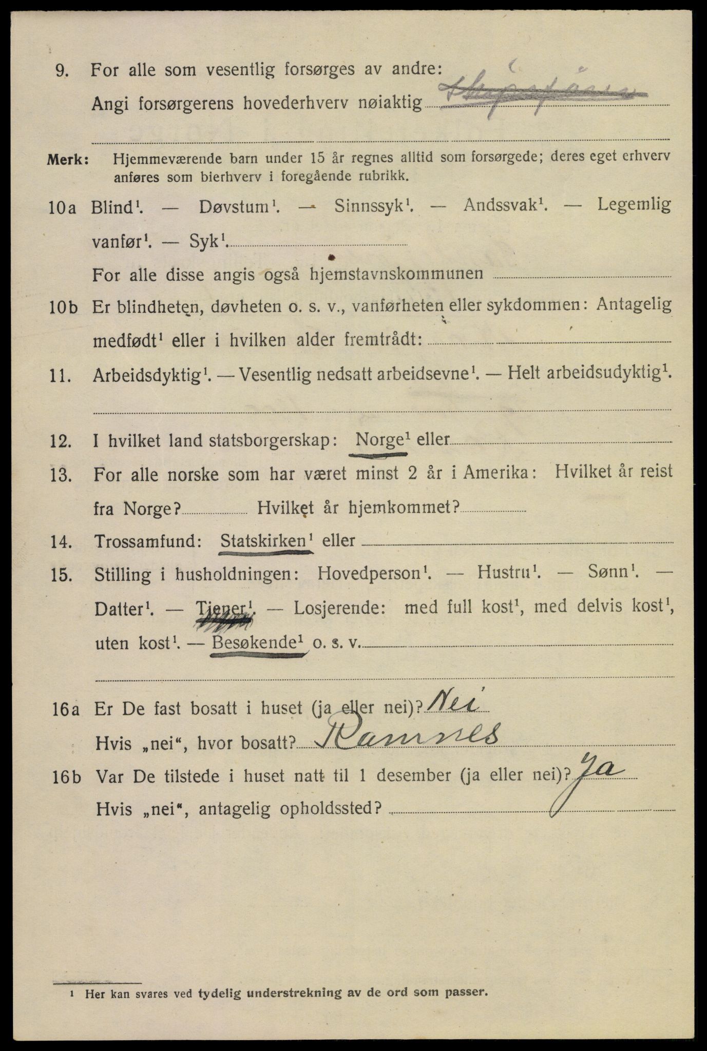 SAKO, 1920 census for Sandefjord, 1920, p. 11867