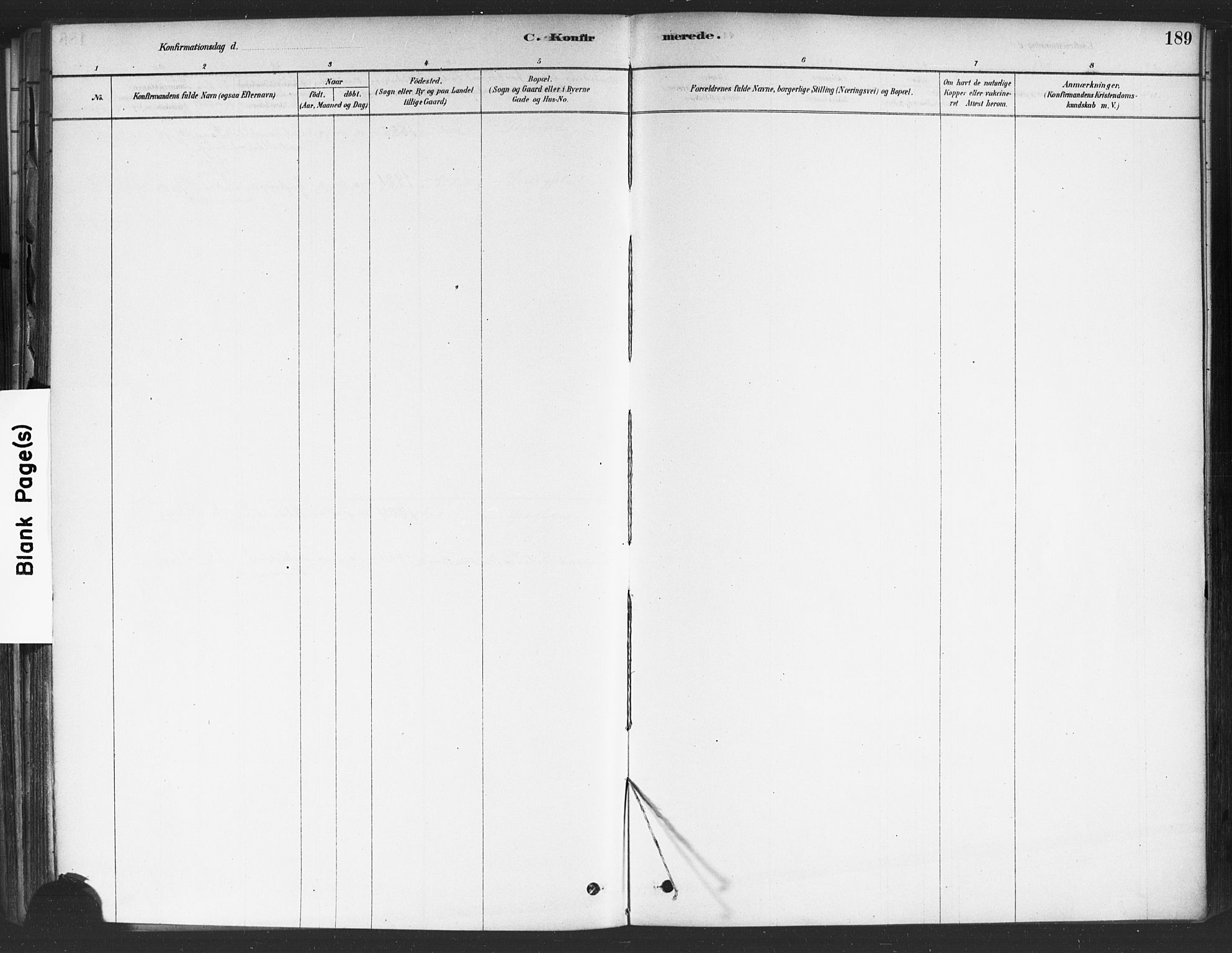 Rakkestad prestekontor Kirkebøker, AV/SAO-A-2008/F/Fa/L0012: Parish register (official) no. I 12, 1878-1893, p. 189