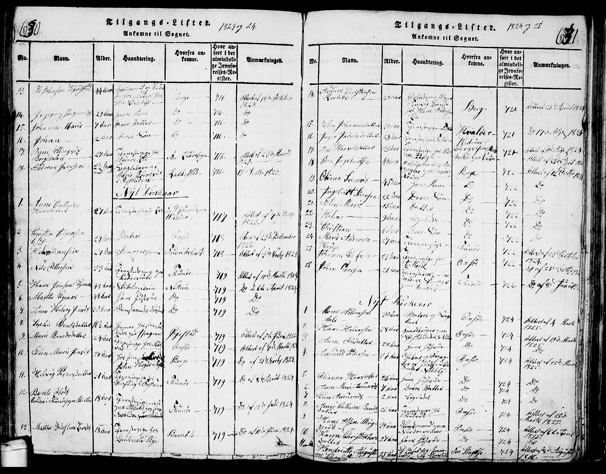 Glemmen prestekontor Kirkebøker, AV/SAO-A-10908/G/Ga/L0001: Parish register (copy) no. 1, 1816-1838, p. 630-631