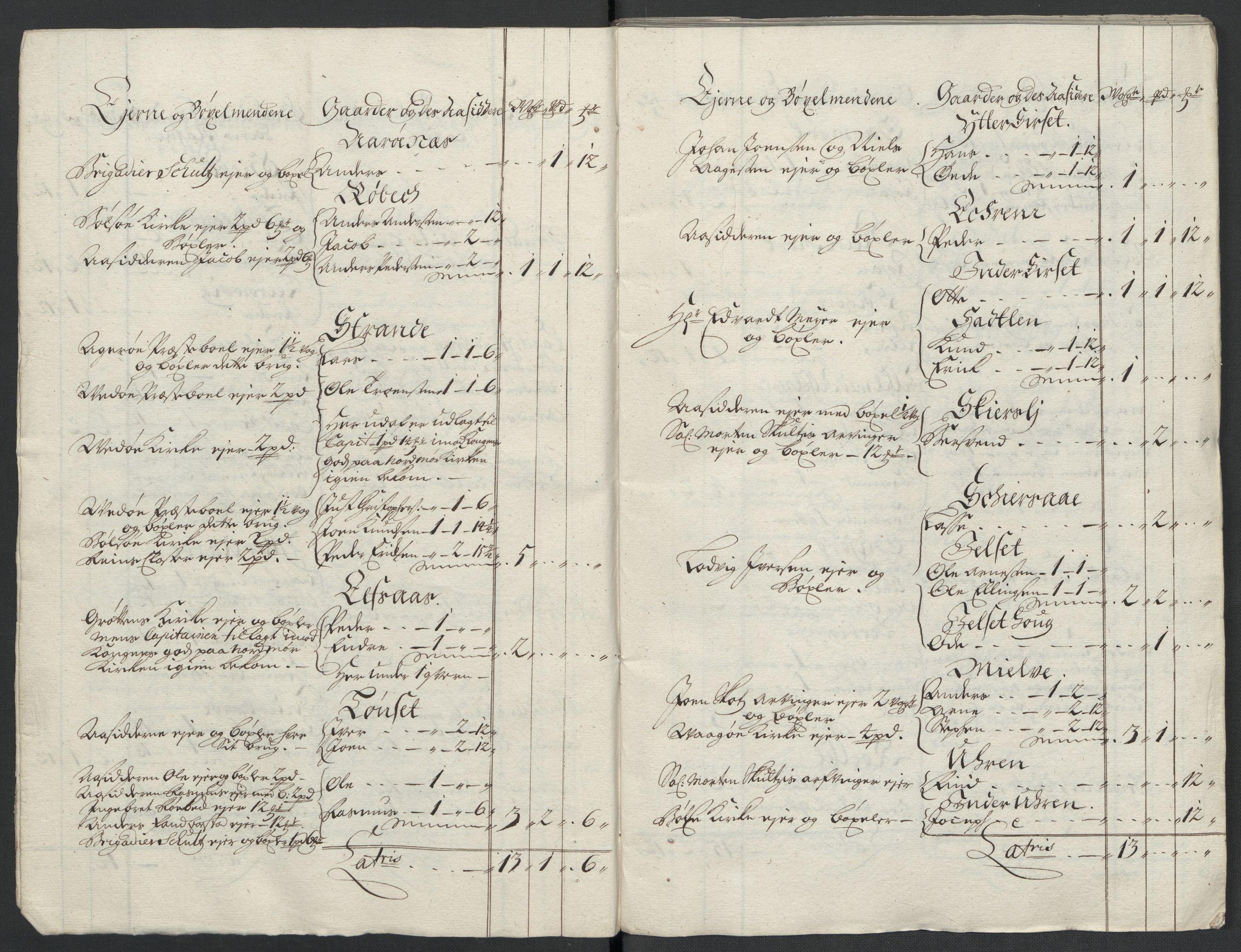 Rentekammeret inntil 1814, Reviderte regnskaper, Fogderegnskap, RA/EA-4092/R55/L3658: Fogderegnskap Romsdal, 1707-1708, p. 18