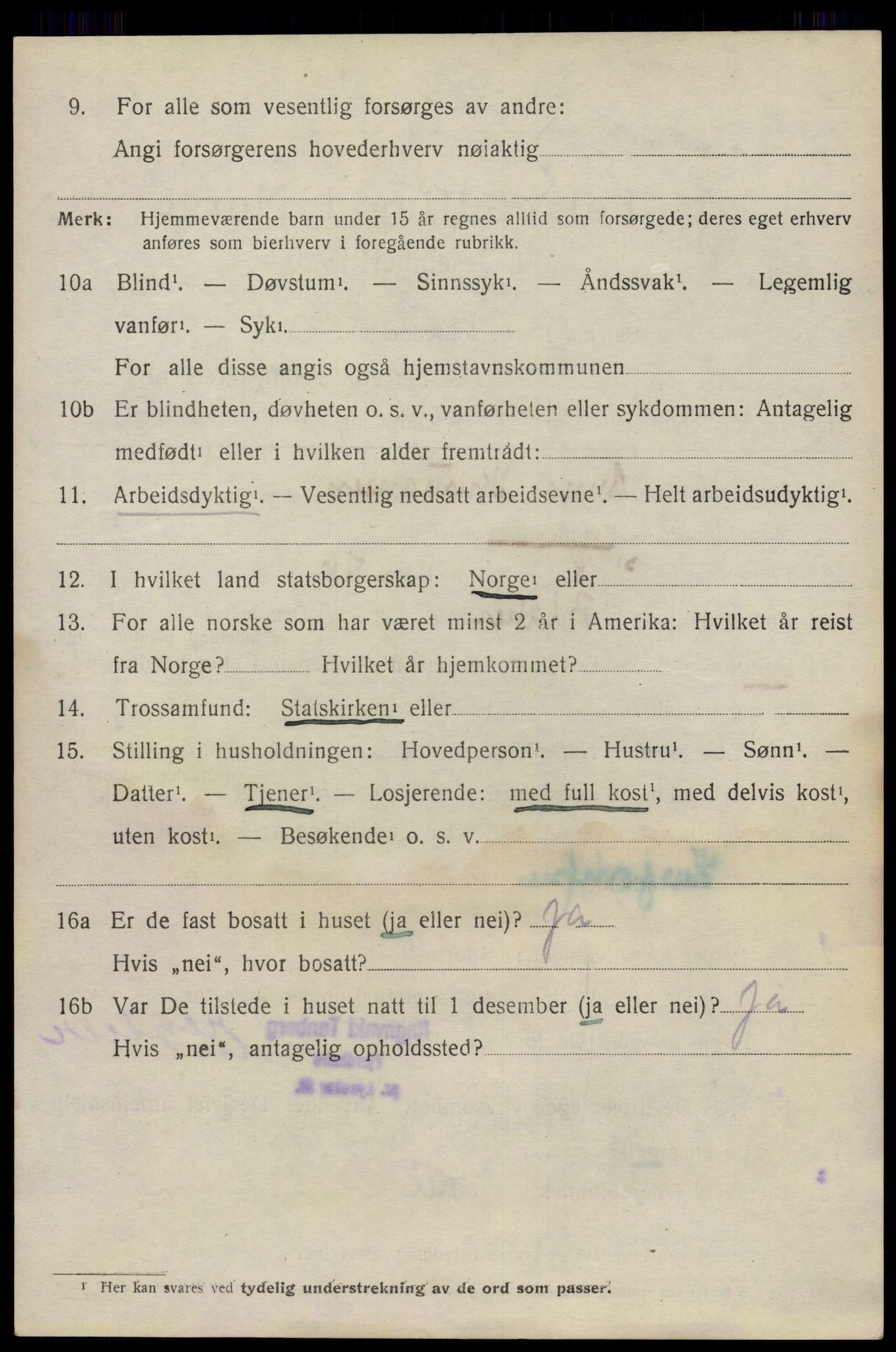 SAO, 1920 census for Bærum, 1920, p. 33007