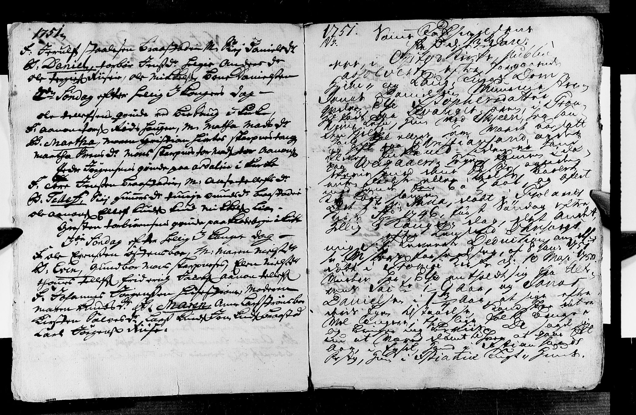 Øyestad sokneprestkontor, AV/SAK-1111-0049/F/Fa/L0005: Parish register (official) no. A 5, 1751-1757, p. 2