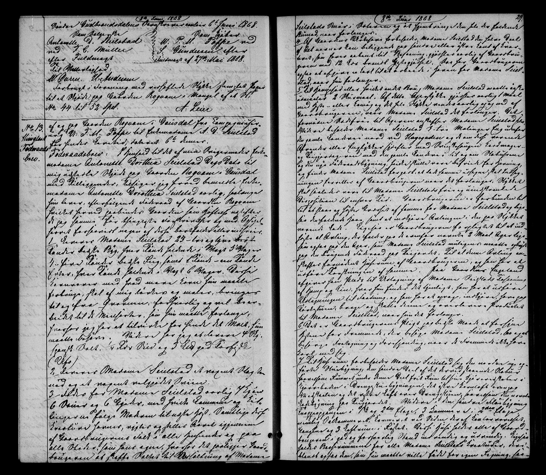 Sør-Gudbrandsdal tingrett, AV/SAH-TING-004/H/Hb/Hba/L0014: Mortgage book no. I 14, 1868-1873, p. 28-29