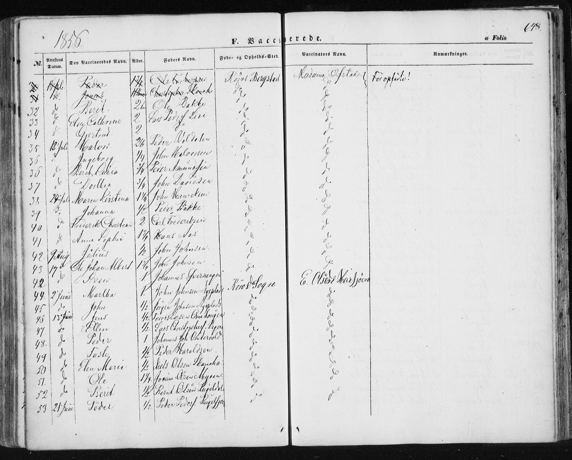 Ministerialprotokoller, klokkerbøker og fødselsregistre - Sør-Trøndelag, AV/SAT-A-1456/681/L0931: Parish register (official) no. 681A09, 1845-1859, p. 648