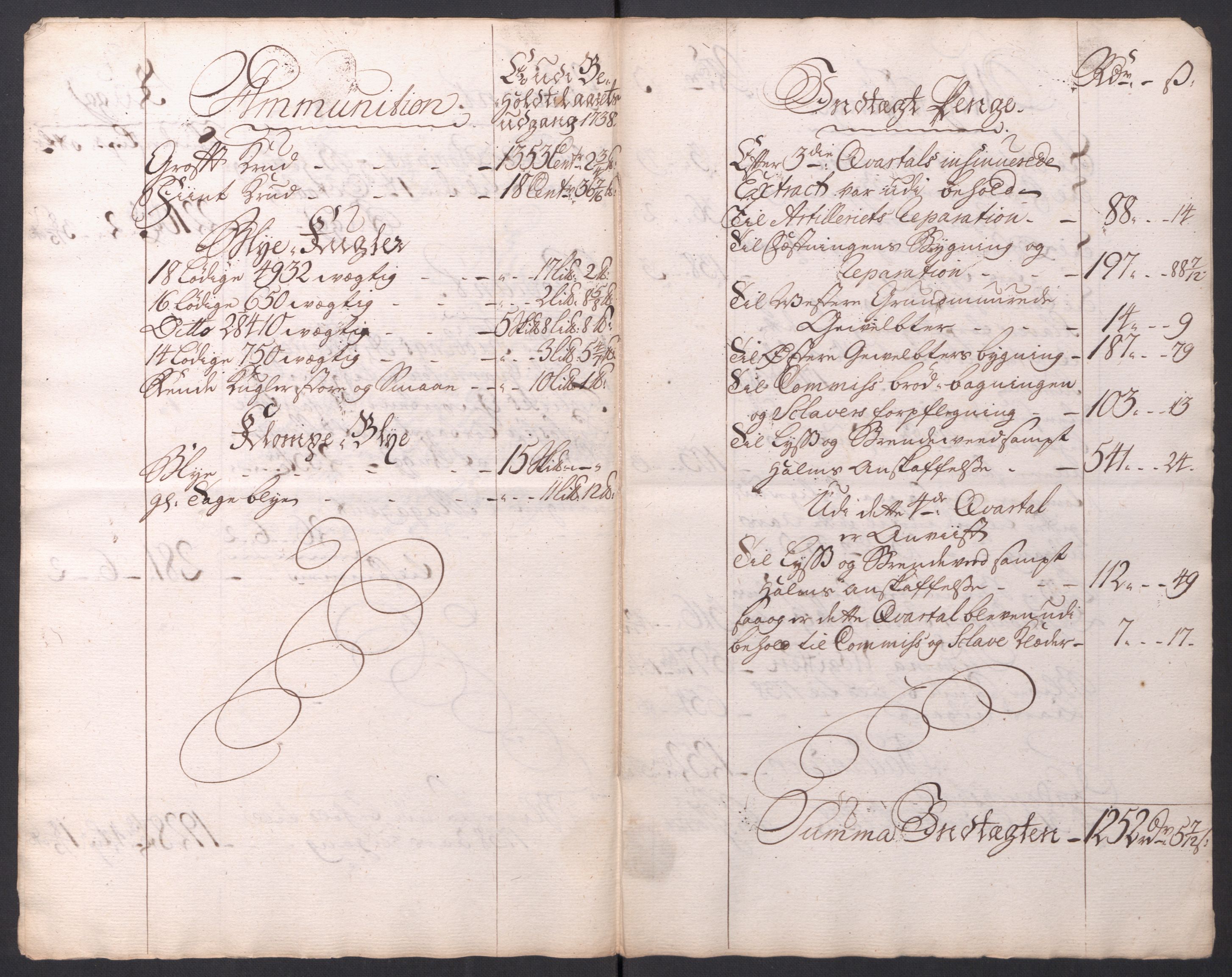 Kommanderende general (KG I) med Det norske krigsdirektorium, RA/EA-5419/D/L0154: Fredriksten festning: Brev, inventarfortegnelser og regnskapsekstrakter, 1730-1739, p. 638