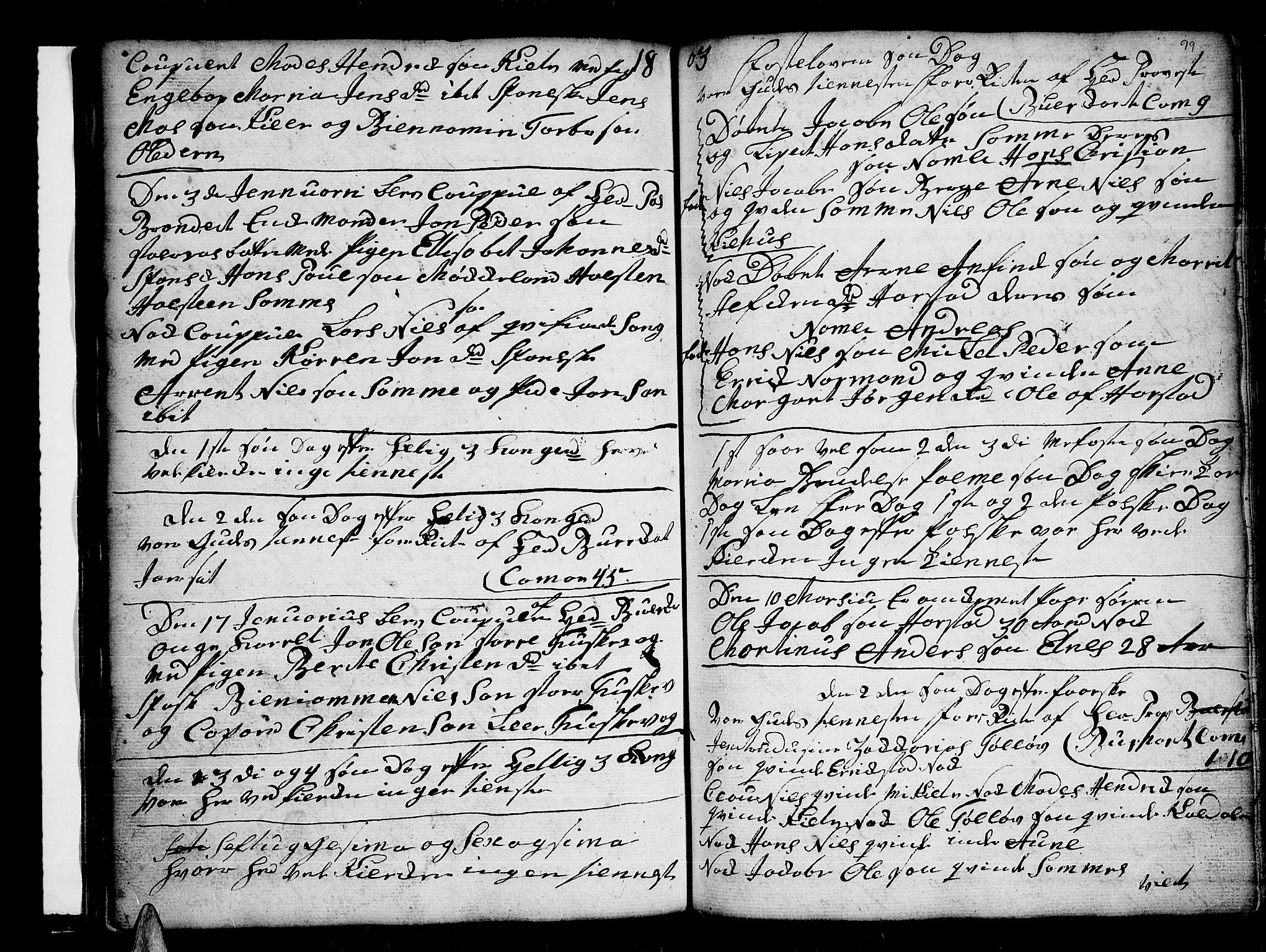 Trondenes sokneprestkontor, AV/SATØ-S-1319/H/Hb/L0002klokker: Parish register (copy) no. 2, 1795-1818, p. 99