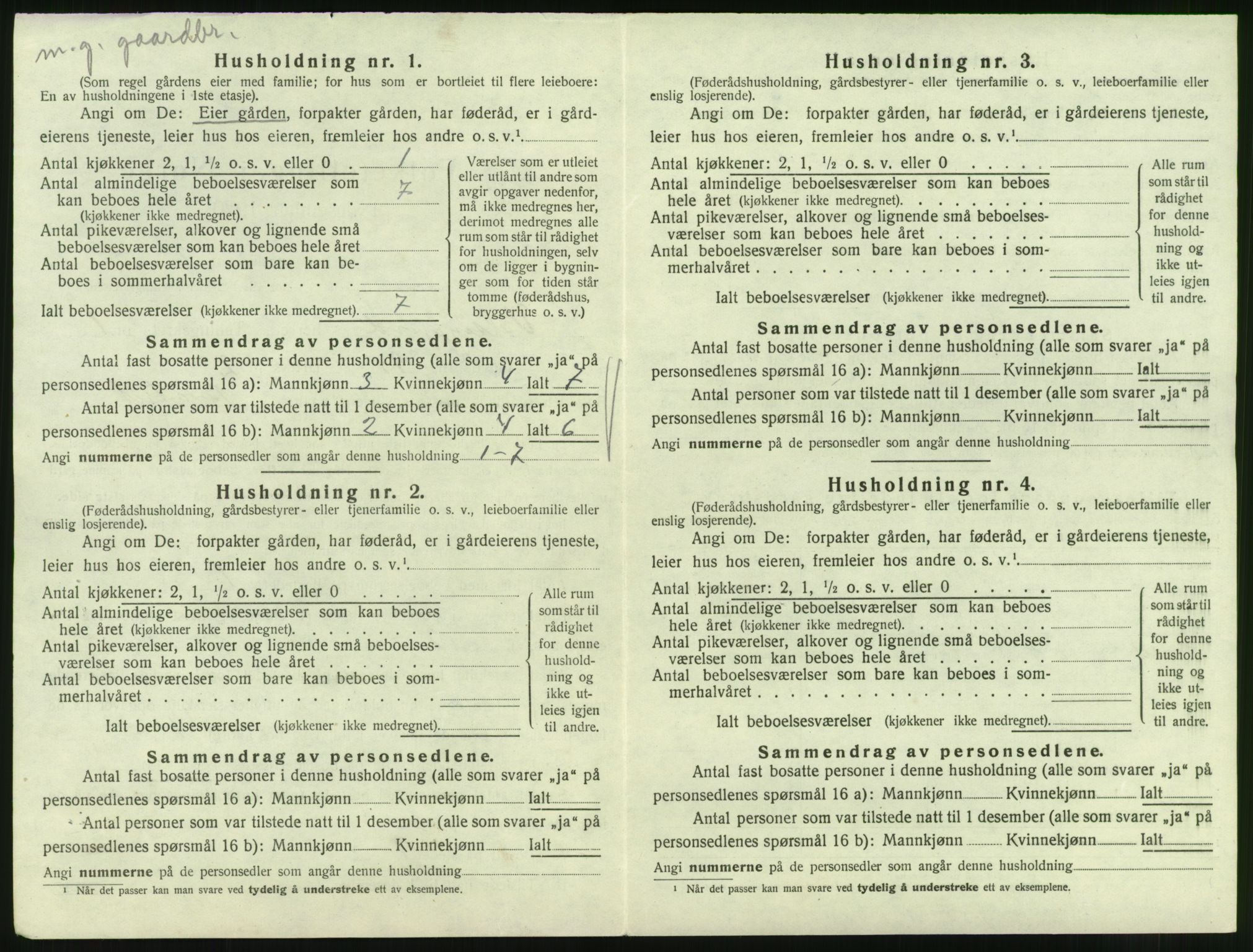 SAT, 1920 census for Valsøyfjord, 1920, p. 34