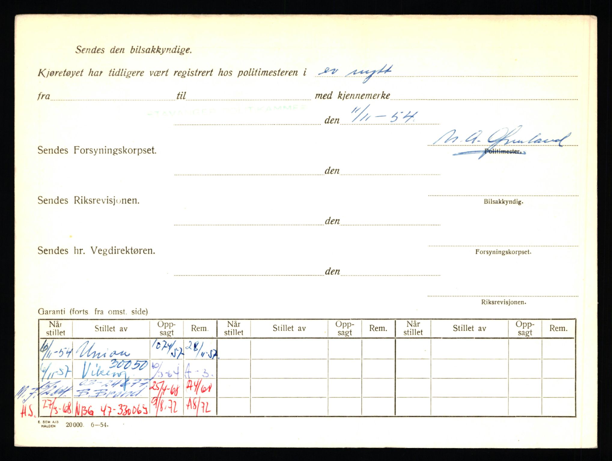 Stavanger trafikkstasjon, AV/SAST-A-101942/0/F/L0006: L-1700 - L-2149, 1930-1971, p. 1650