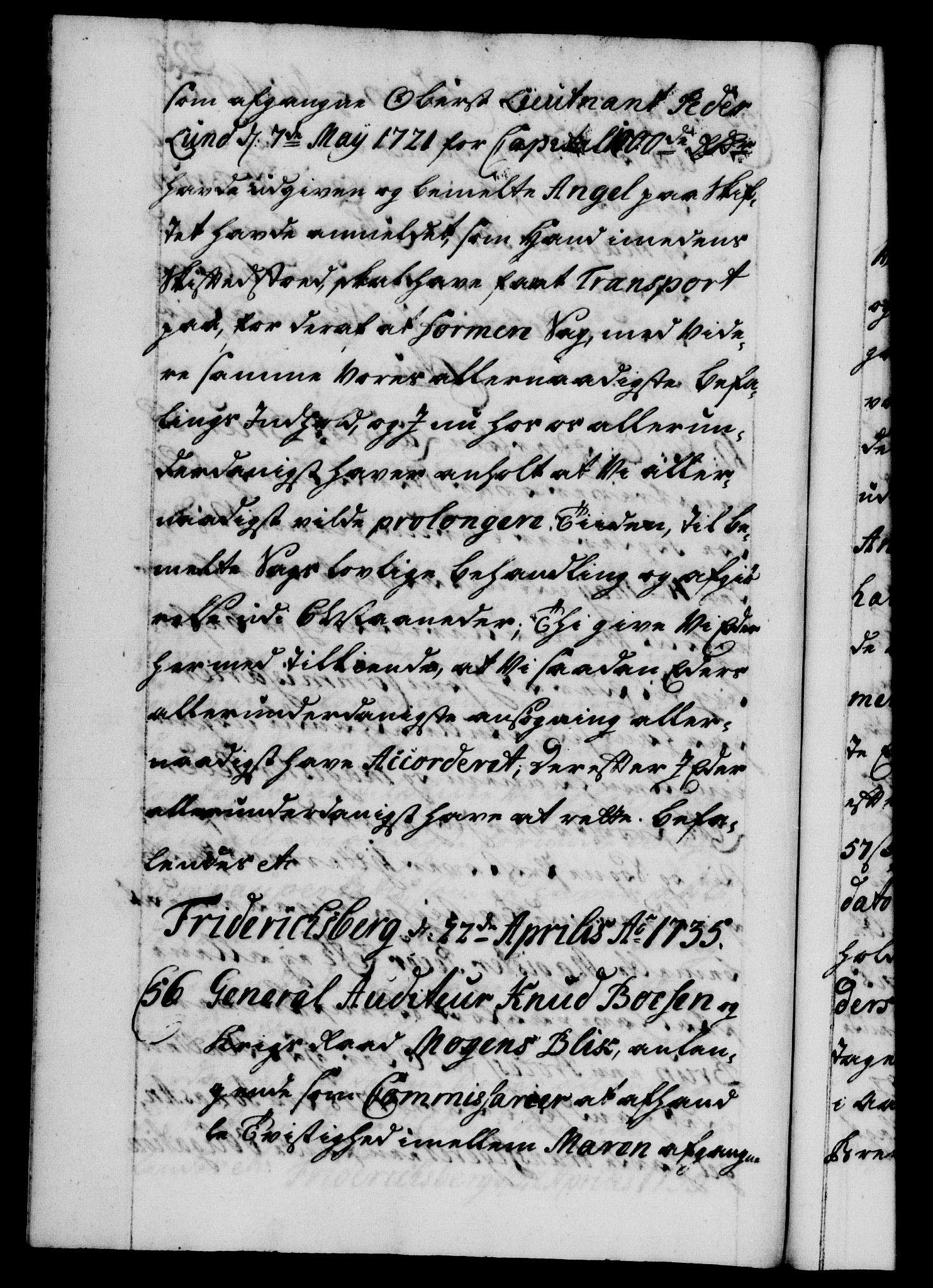 Danske Kanselli 1572-1799, AV/RA-EA-3023/F/Fc/Fca/Fcab/L0026: Norske tegnelser, 1734-1735, p. 326b