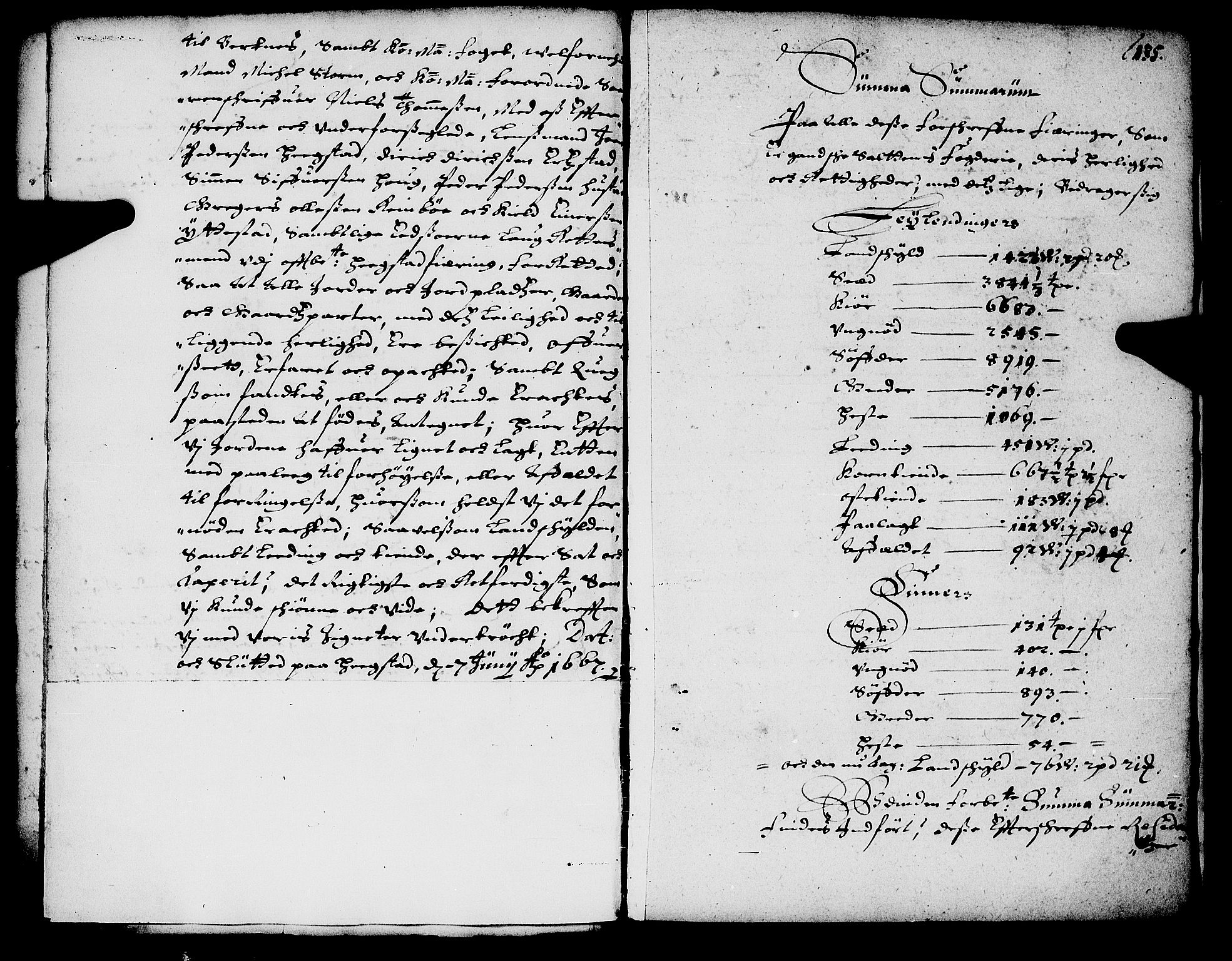 Rentekammeret inntil 1814, Realistisk ordnet avdeling, AV/RA-EA-4070/N/Nb/Nba/L0058: Salten fogderi, 1666-1667, p. 134b-135a