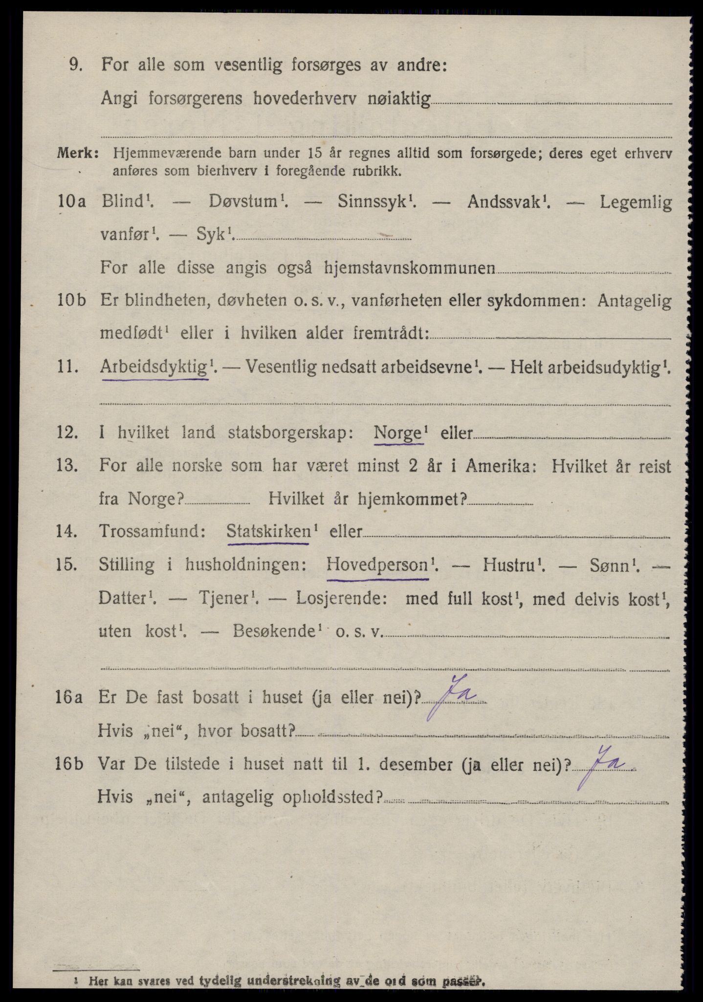 SAT, 1920 census for Haram, 1920, p. 4450