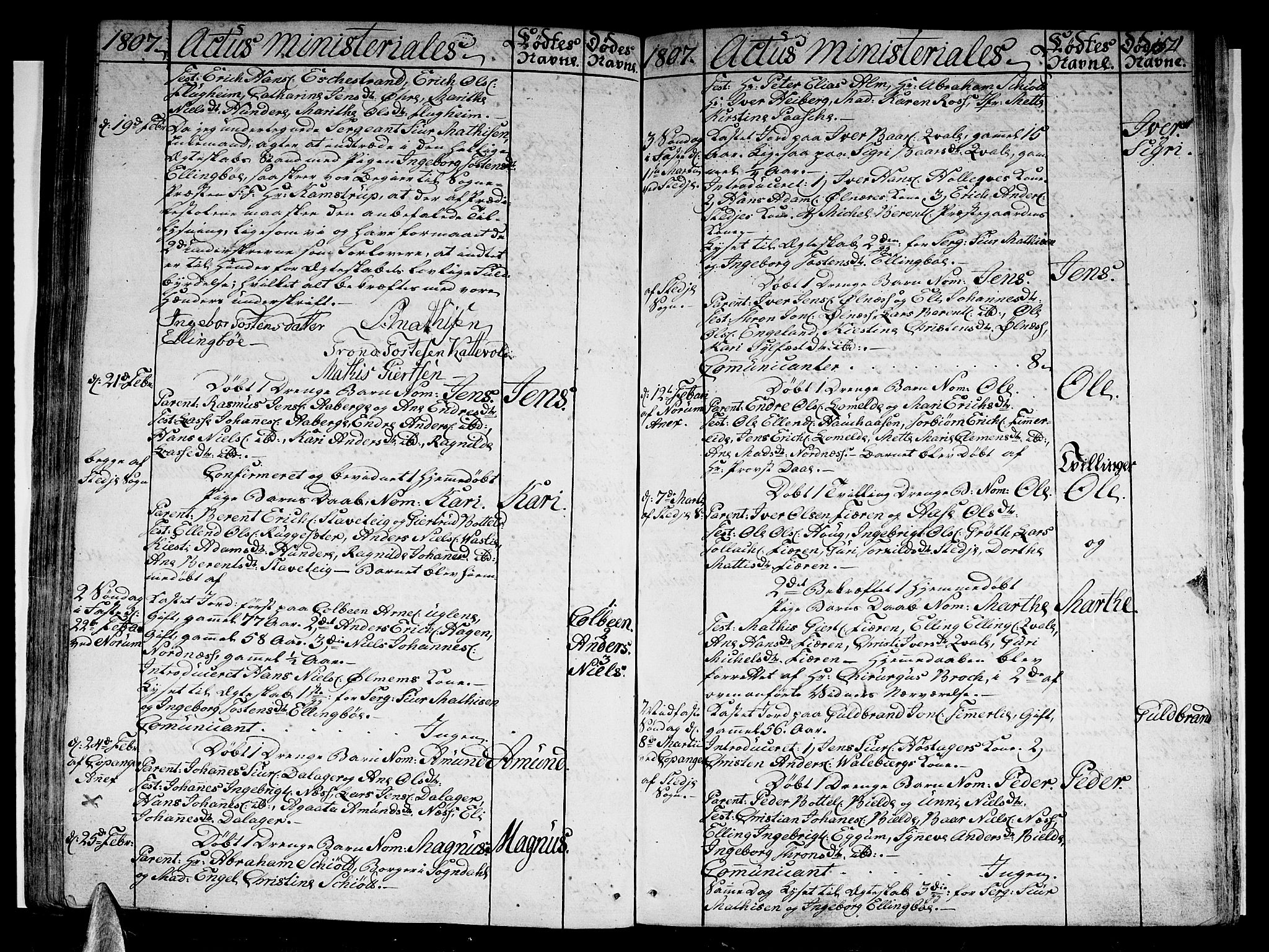 Sogndal sokneprestembete, SAB/A-81301/H/Haa/Haaa/L0008: Parish register (official) no. A 8, 1795-1809, p. 154
