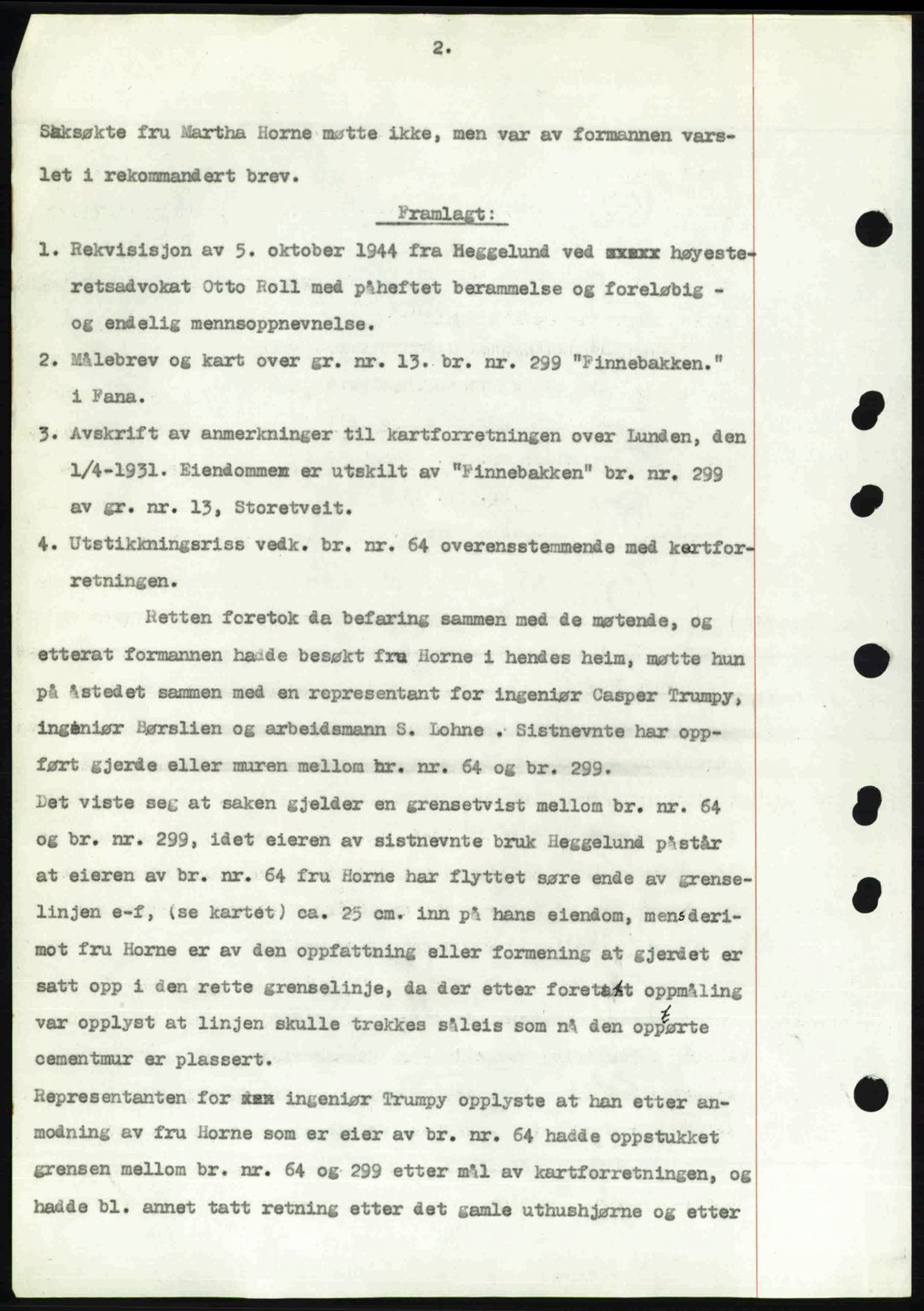 Midhordland sorenskriveri, SAB/A-3001/1/G/Gb/Gbj/L0022: Mortgage book no. A41-43, 1946-1946, Diary no: : 235/1946