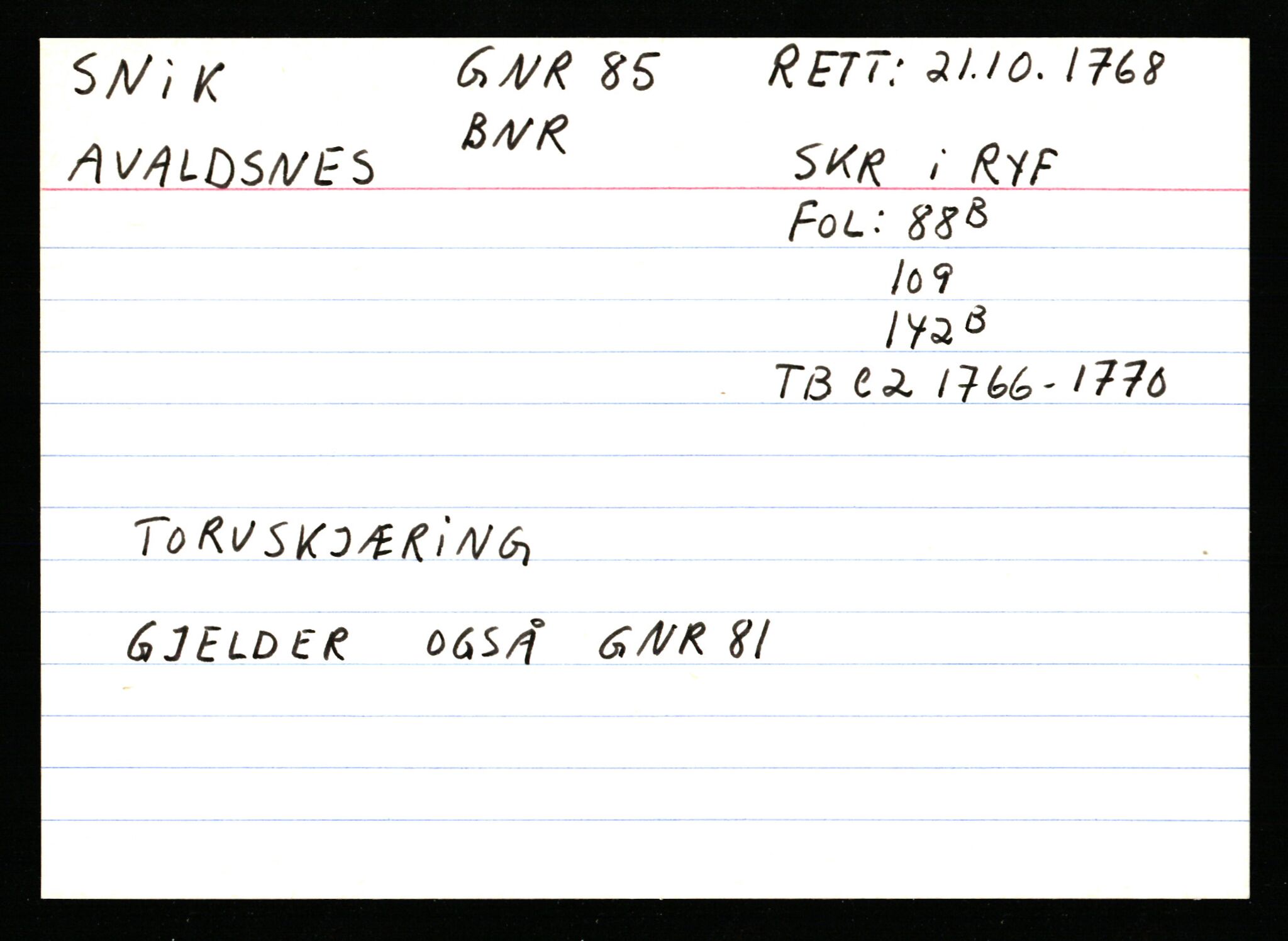 Statsarkivet i Stavanger, AV/SAST-A-101971/03/Y/Ym/L0053: Åstedskort sortert etter gårdsnavn: Skudeneshavn - Solbjør, 1600-1950, p. 469