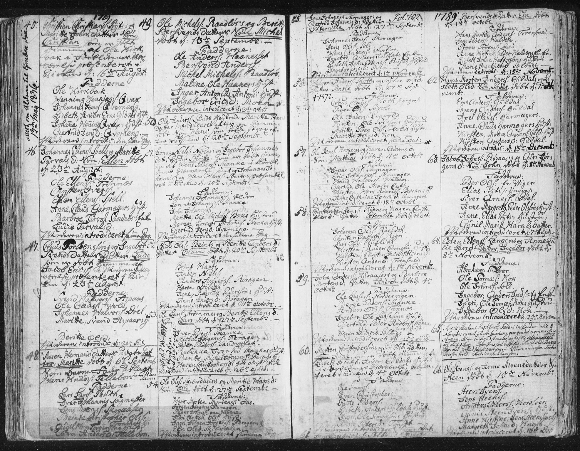 Ministerialprotokoller, klokkerbøker og fødselsregistre - Sør-Trøndelag, AV/SAT-A-1456/681/L0926: Parish register (official) no. 681A04, 1767-1797, p. 102