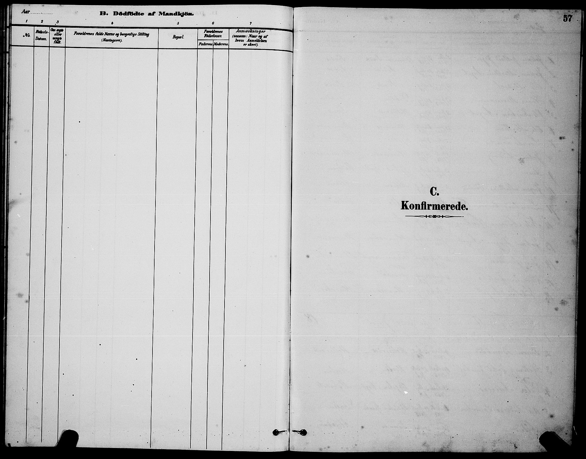 Ministerialprotokoller, klokkerbøker og fødselsregistre - Nordland, SAT/A-1459/830/L0462: Parish register (copy) no. 830C04, 1882-1895, p. 57