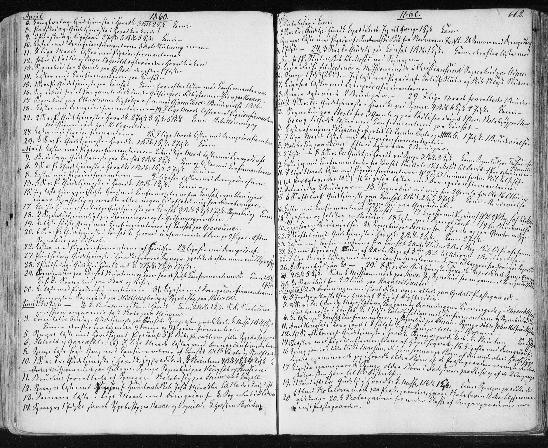 Ministerialprotokoller, klokkerbøker og fødselsregistre - Sør-Trøndelag, SAT/A-1456/678/L0899: Parish register (official) no. 678A08, 1848-1872, p. 662