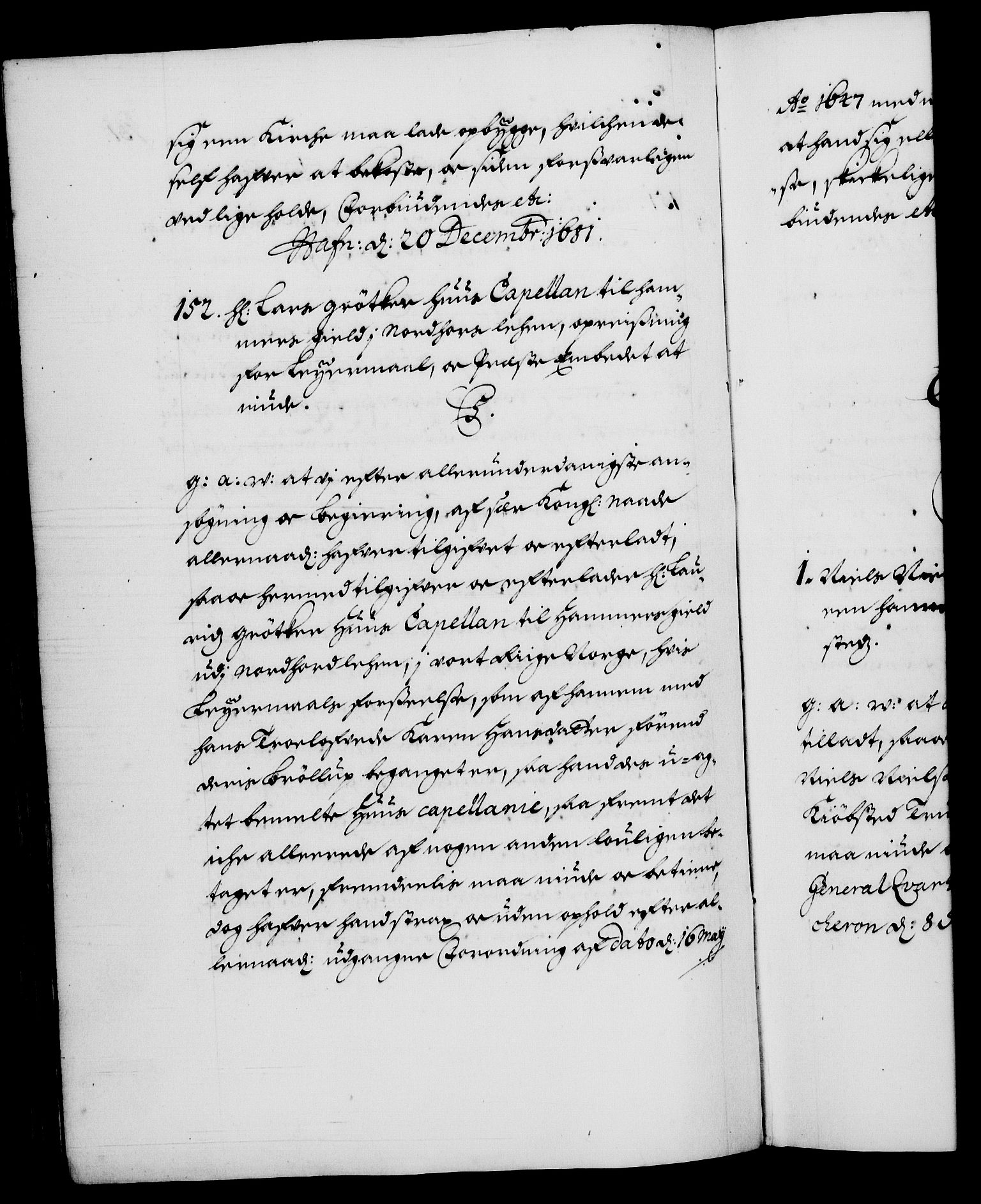 Danske Kanselli 1572-1799, RA/EA-3023/F/Fc/Fca/Fcaa/L0013: Norske registre (mikrofilm), 1681-1684, p. 131b