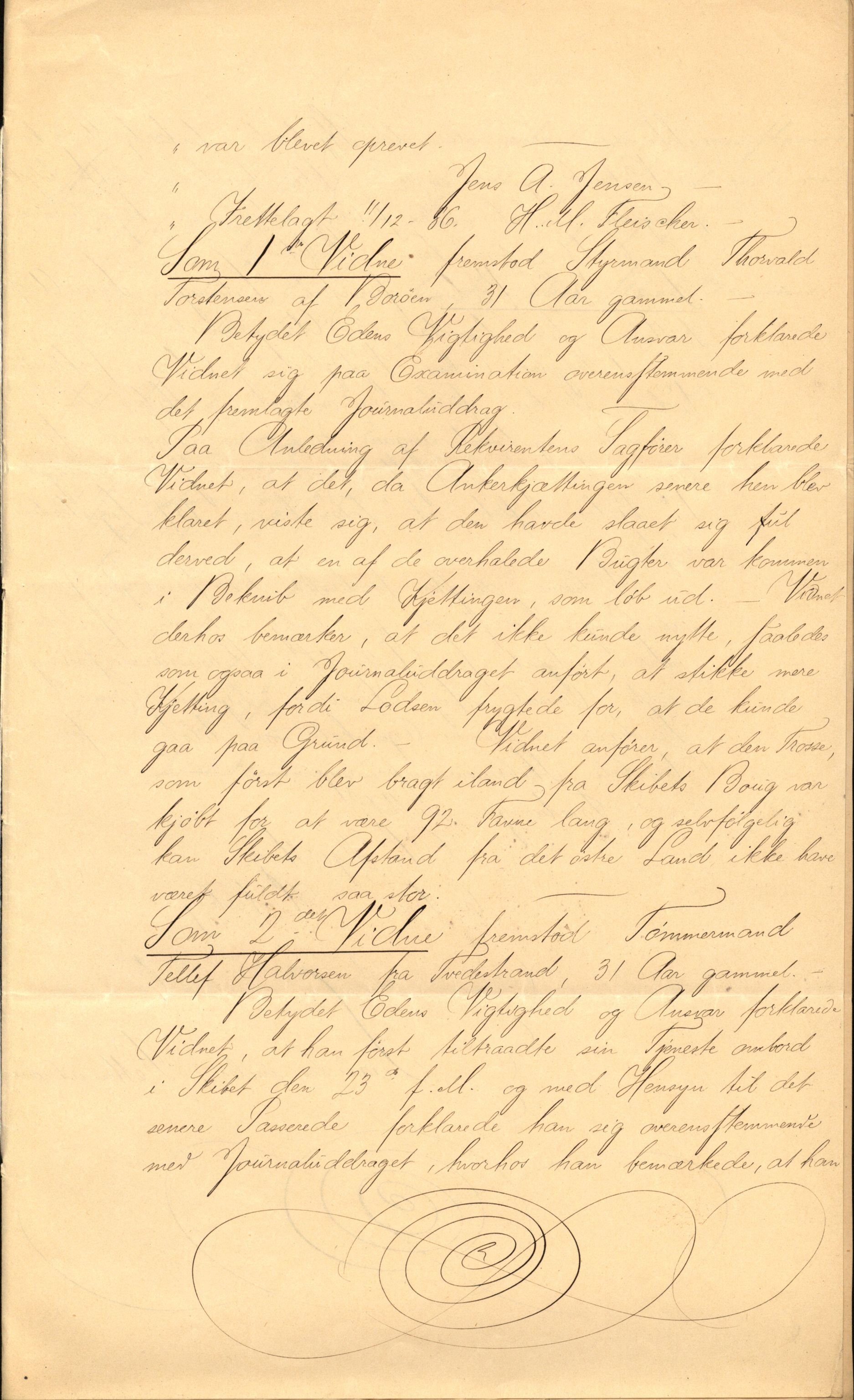 Pa 63 - Østlandske skibsassuranceforening, VEMU/A-1079/G/Ga/L0019/0001: Havaridokumenter / Telanak, Telefon, Ternen, Sir John Lawrence, Benguela, 1886, p. 14