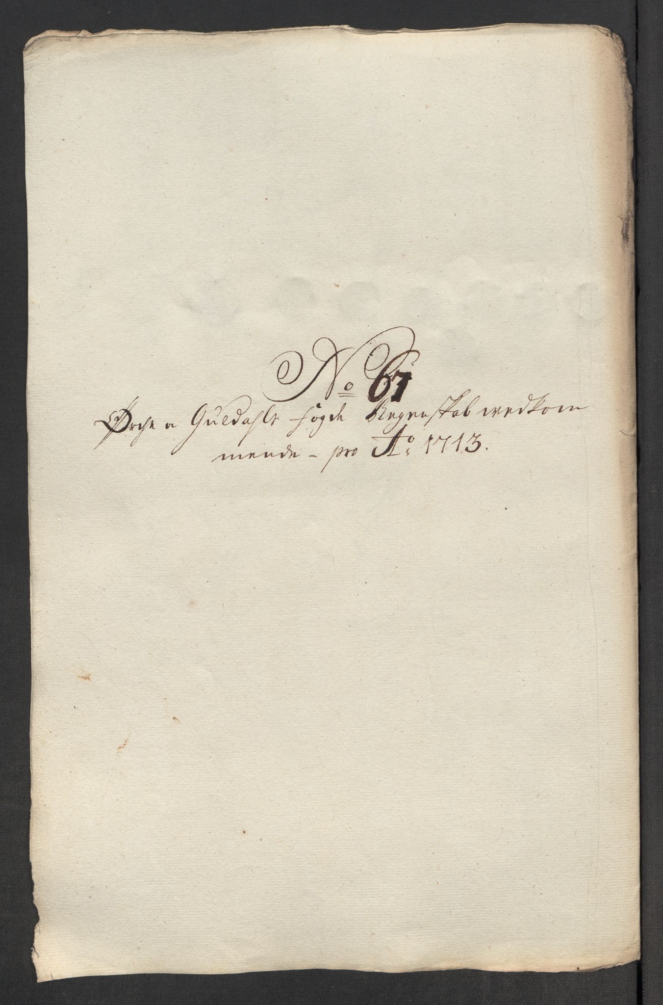 Rentekammeret inntil 1814, Reviderte regnskaper, Fogderegnskap, AV/RA-EA-4092/R60/L3964: Fogderegnskap Orkdal og Gauldal, 1713, p. 517