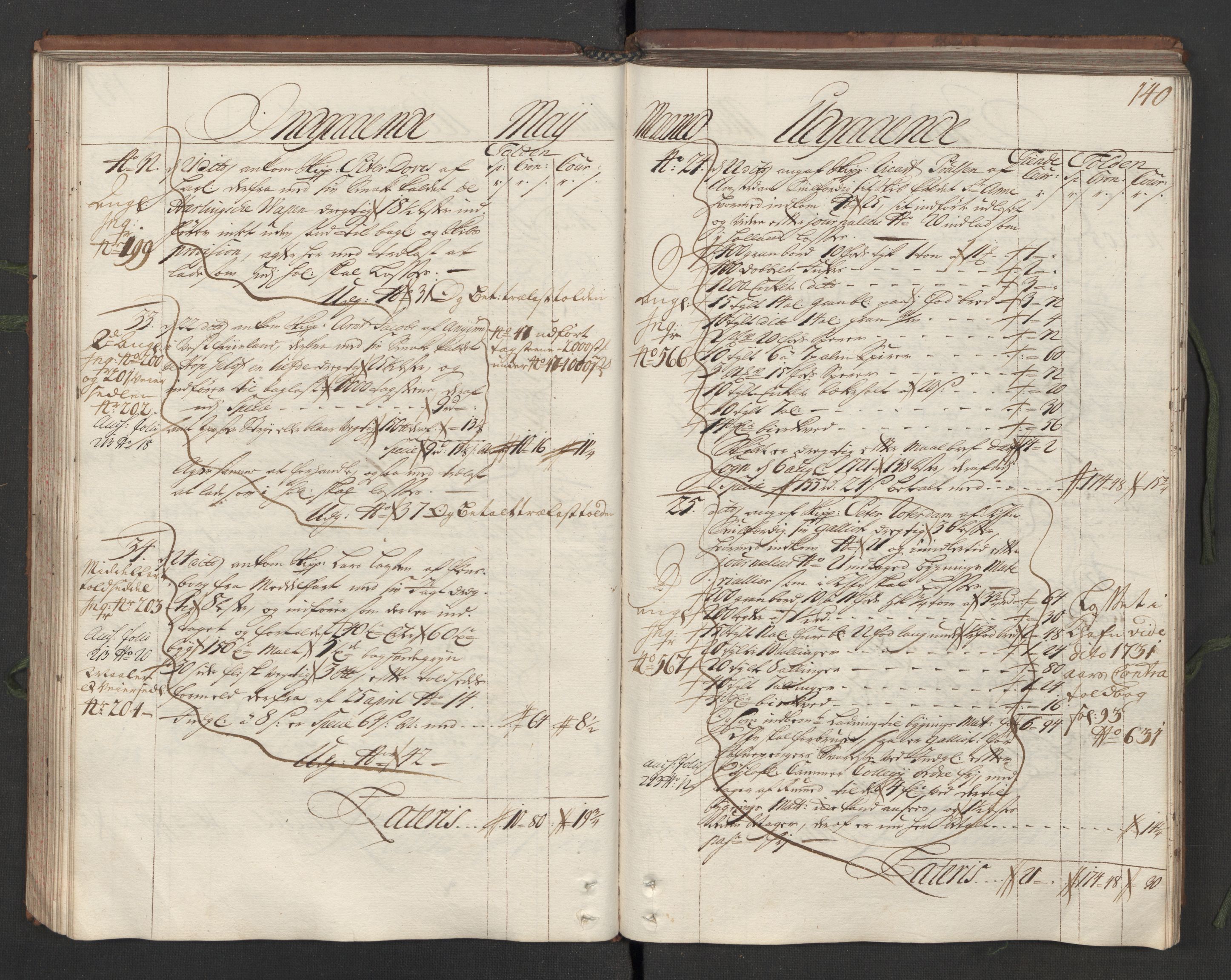 Generaltollkammeret, tollregnskaper, AV/RA-EA-5490/R05/L0012/0001: Tollregnskaper Moss, Son, Krokstad / Hovedtollbok, 1731, p. 139b-140a