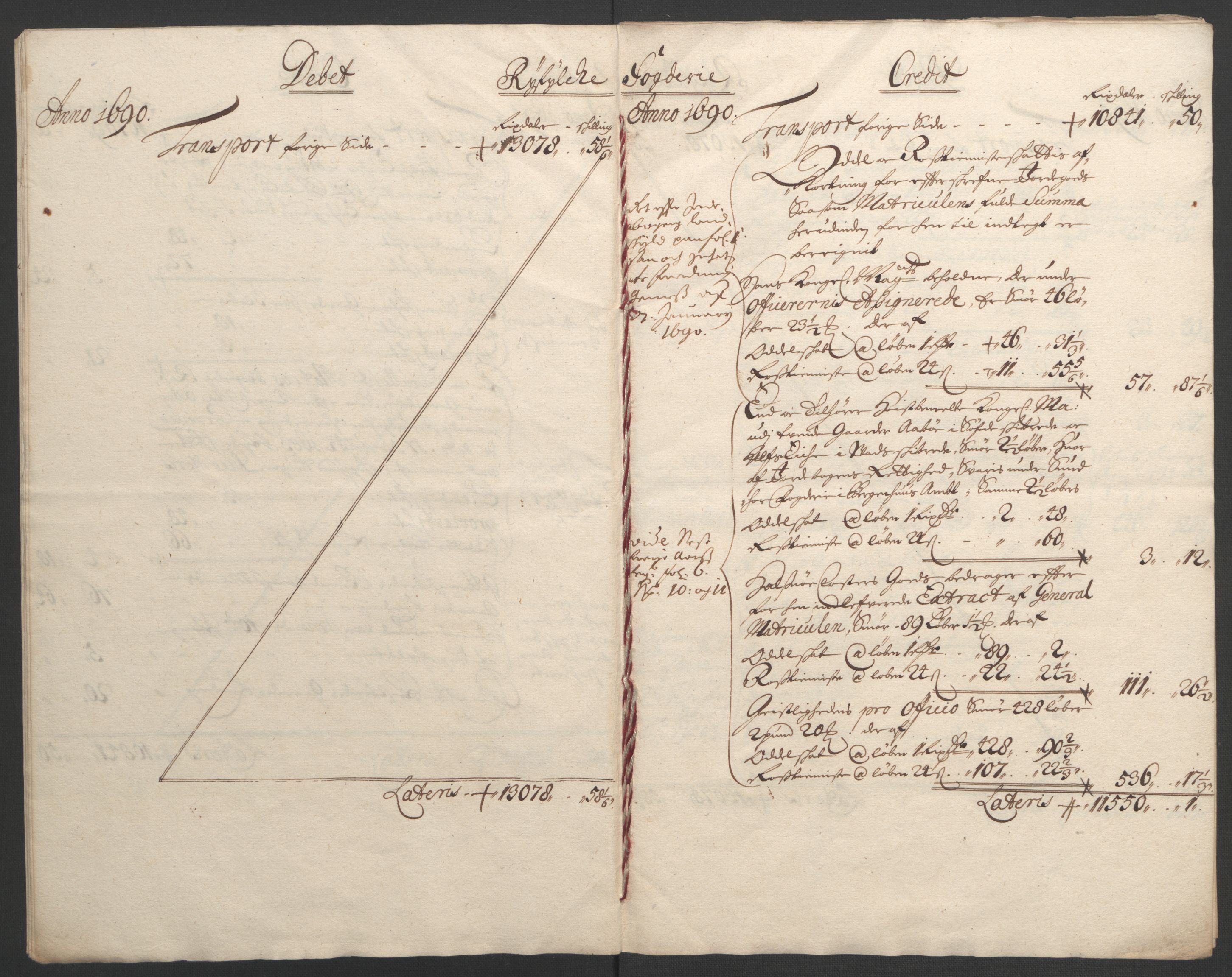 Rentekammeret inntil 1814, Reviderte regnskaper, Fogderegnskap, AV/RA-EA-4092/R47/L2856: Fogderegnskap Ryfylke, 1689-1693, p. 156