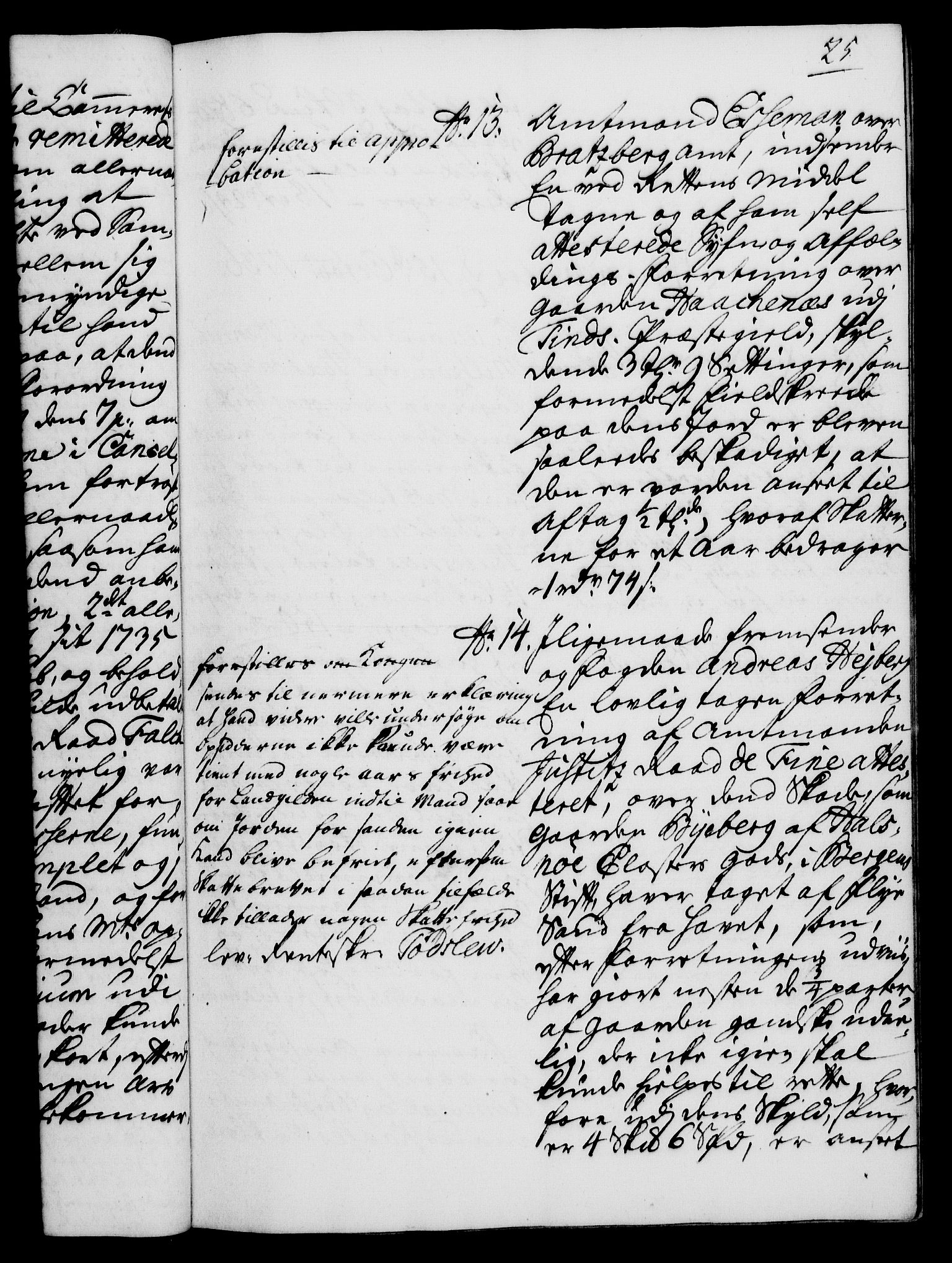 Rentekammeret, Kammerkanselliet, RA/EA-3111/G/Gh/Gha/L0019: Norsk ekstraktmemorialprotokoll (merket RK 53.64), 1736-1737, p. 25