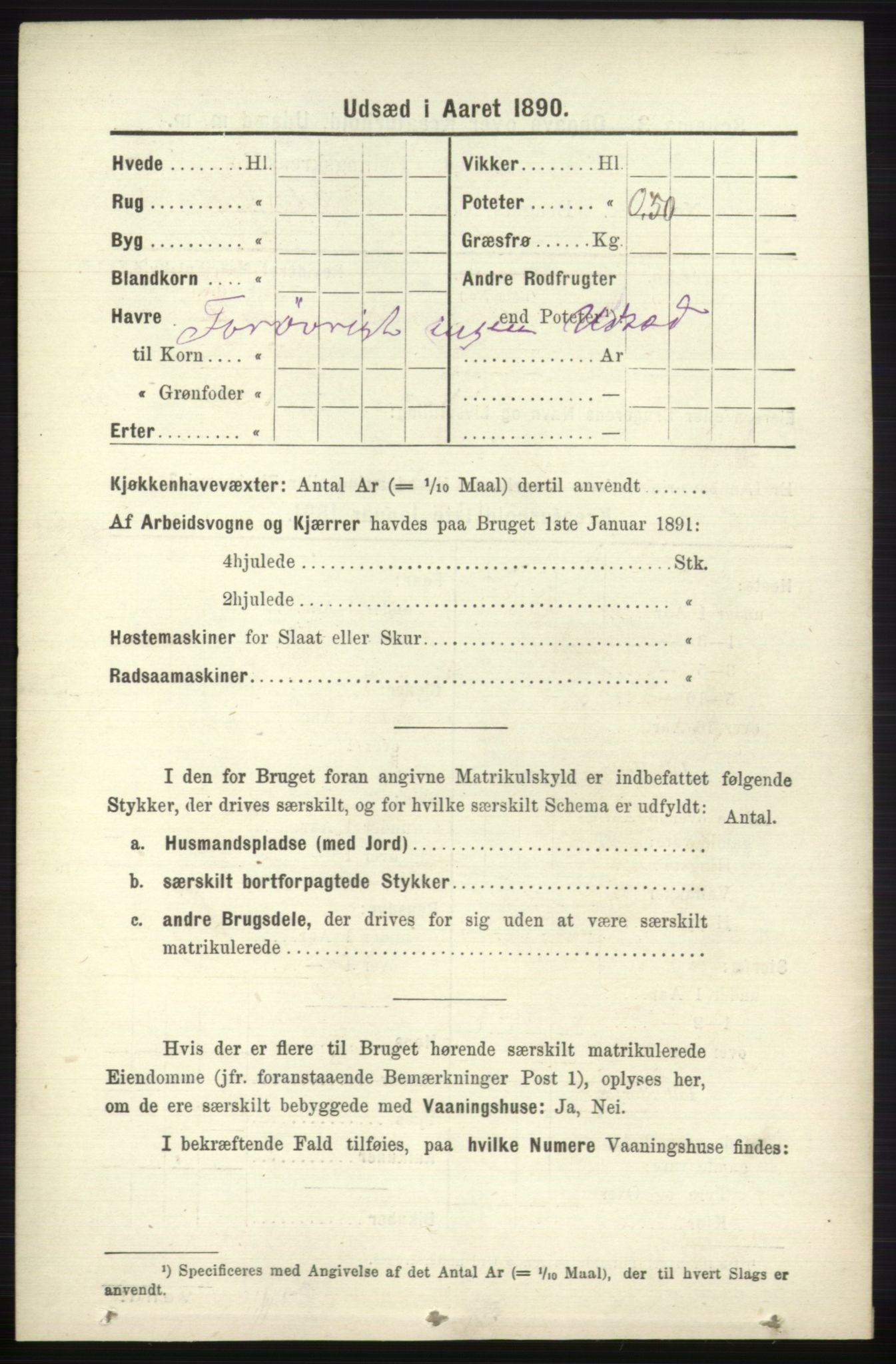 RA, 1891 census for 0712 Skoger, 1891, p. 4468