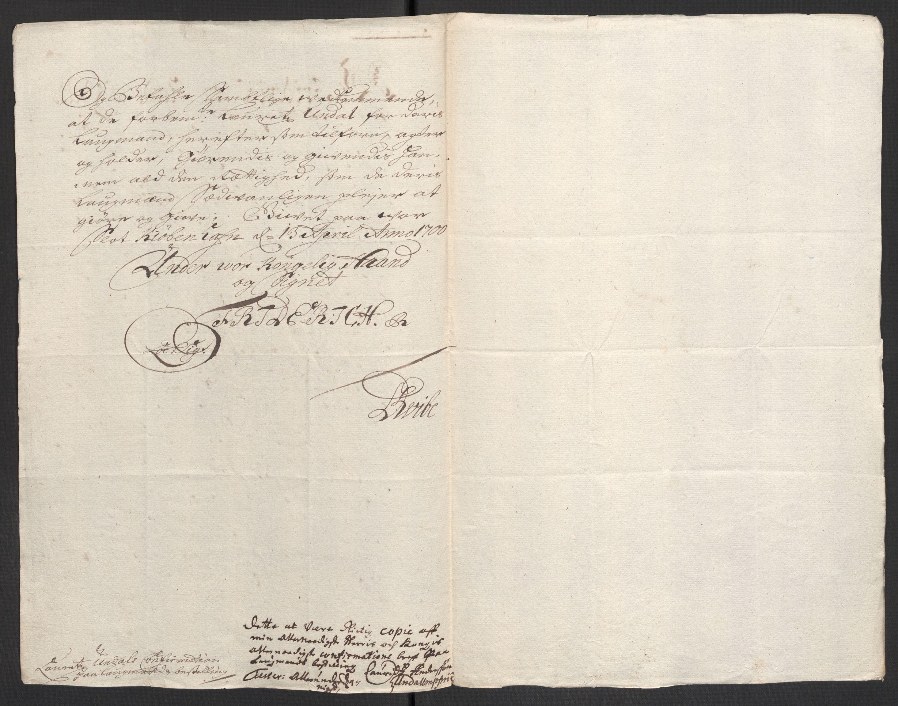 Rentekammeret inntil 1814, Reviderte regnskaper, Fogderegnskap, AV/RA-EA-4092/R43/L2548: Fogderegnskap Lista og Mandal, 1700, p. 231