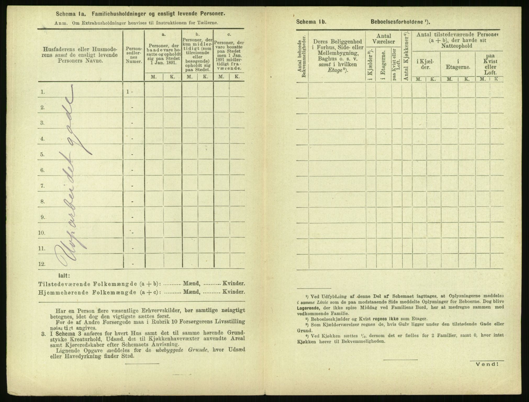 RA, 1891 census for 0301 Kristiania, 1891, p. 93483