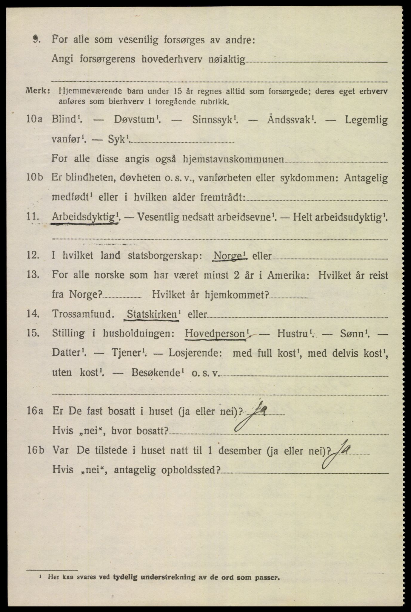 SAK, 1920 census for Eide, 1920, p. 1027