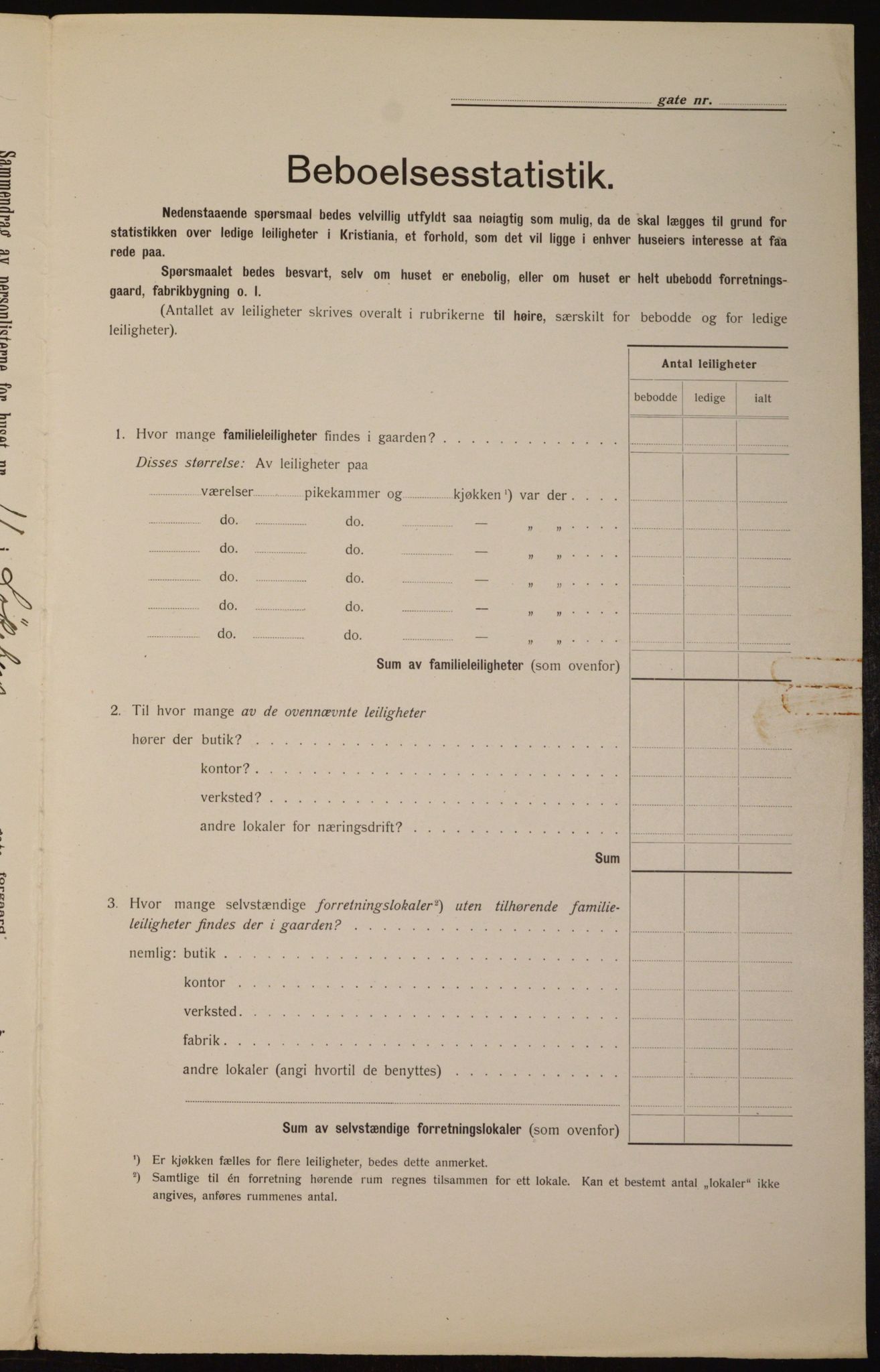 OBA, Municipal Census 1912 for Kristiania, 1912, p. 58982