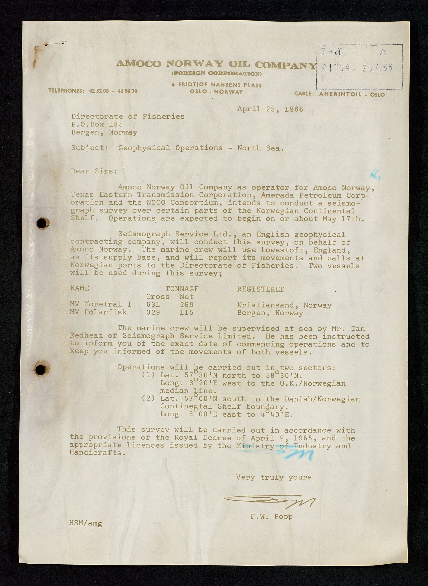 Industridepartementet, Oljekontoret, AV/SAST-A-101348/Da/L0002: Arkivnøkkel 711 Undersøkelses- og utvinningstillatelser, 1964-1974, p. 386