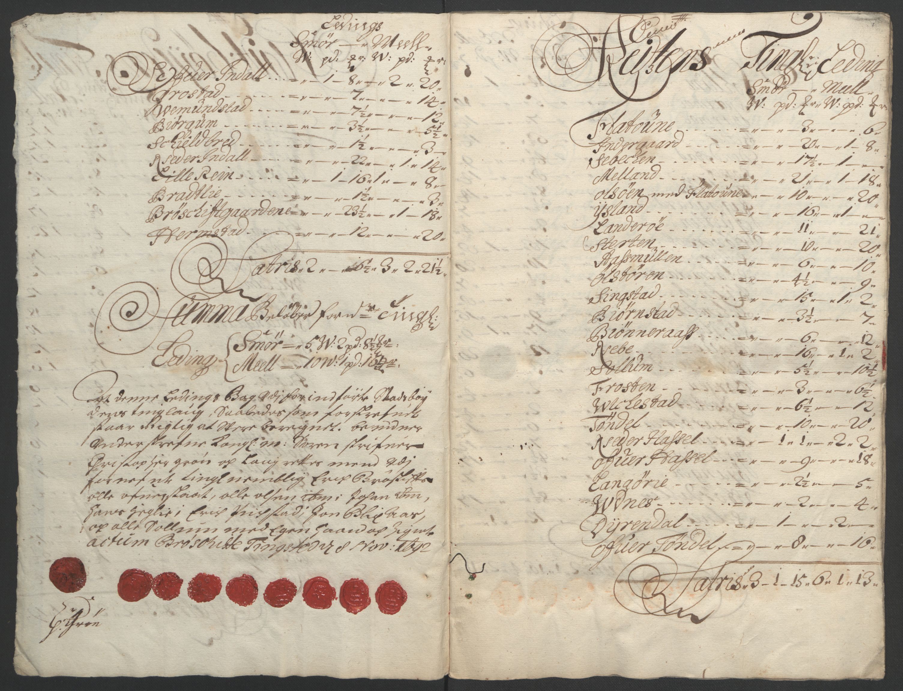 Rentekammeret inntil 1814, Reviderte regnskaper, Fogderegnskap, RA/EA-4092/R57/L3849: Fogderegnskap Fosen, 1692-1693, p. 187