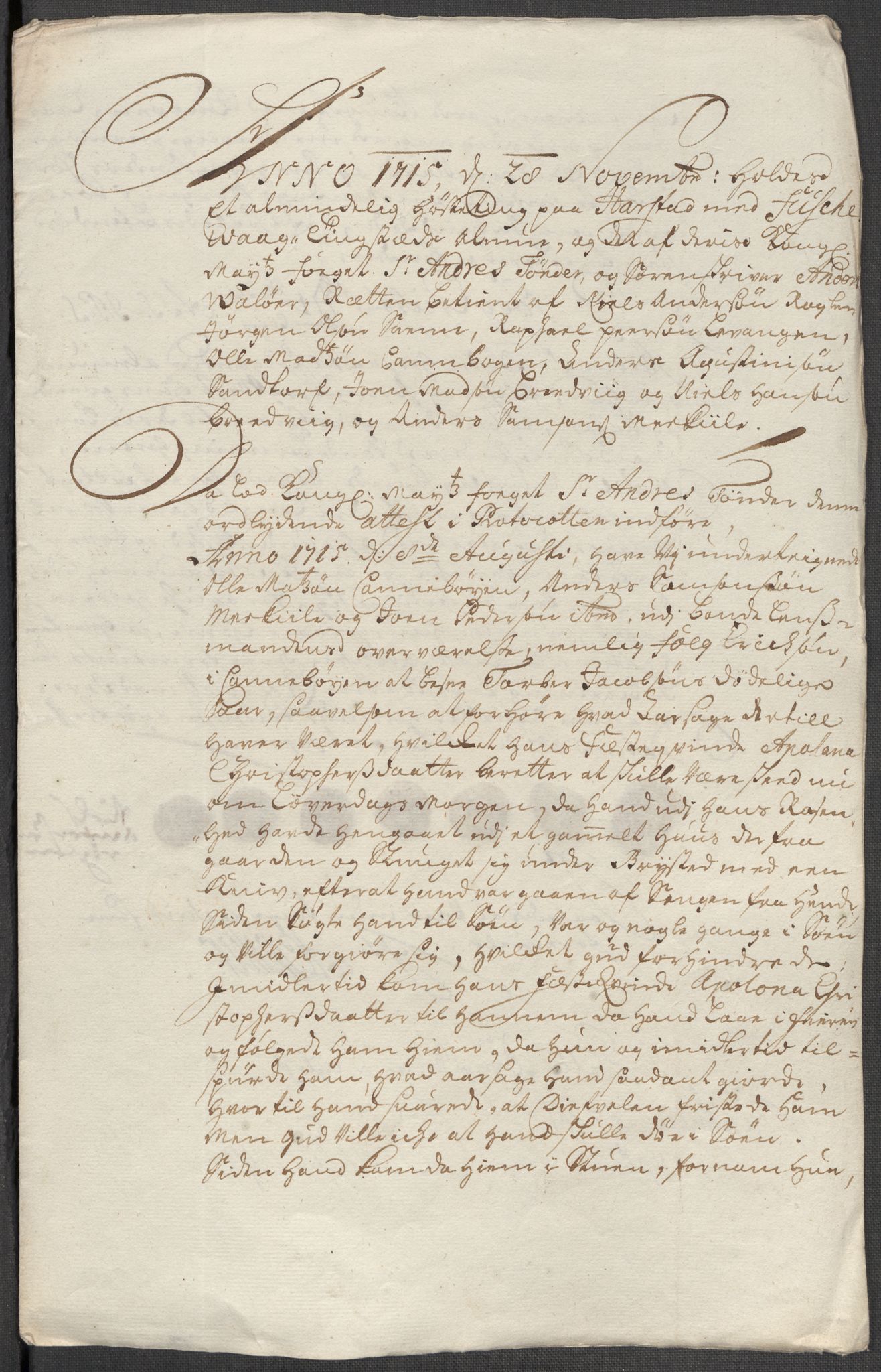 Rentekammeret inntil 1814, Reviderte regnskaper, Fogderegnskap, AV/RA-EA-4092/R68/L4761: Fogderegnskap Senja og Troms, 1715, p. 256