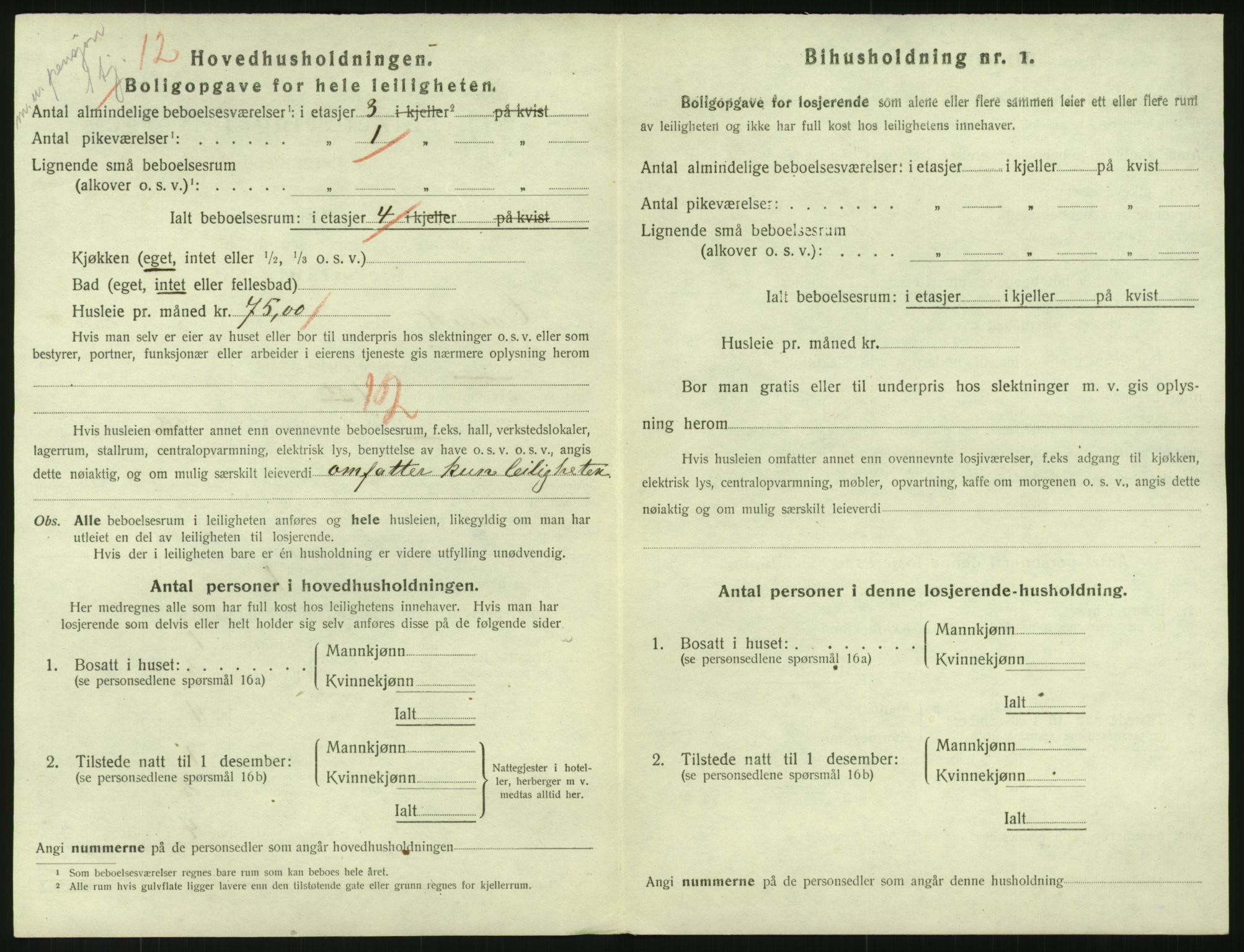 SAO, 1920 census for Kristiania, 1920, p. 13083