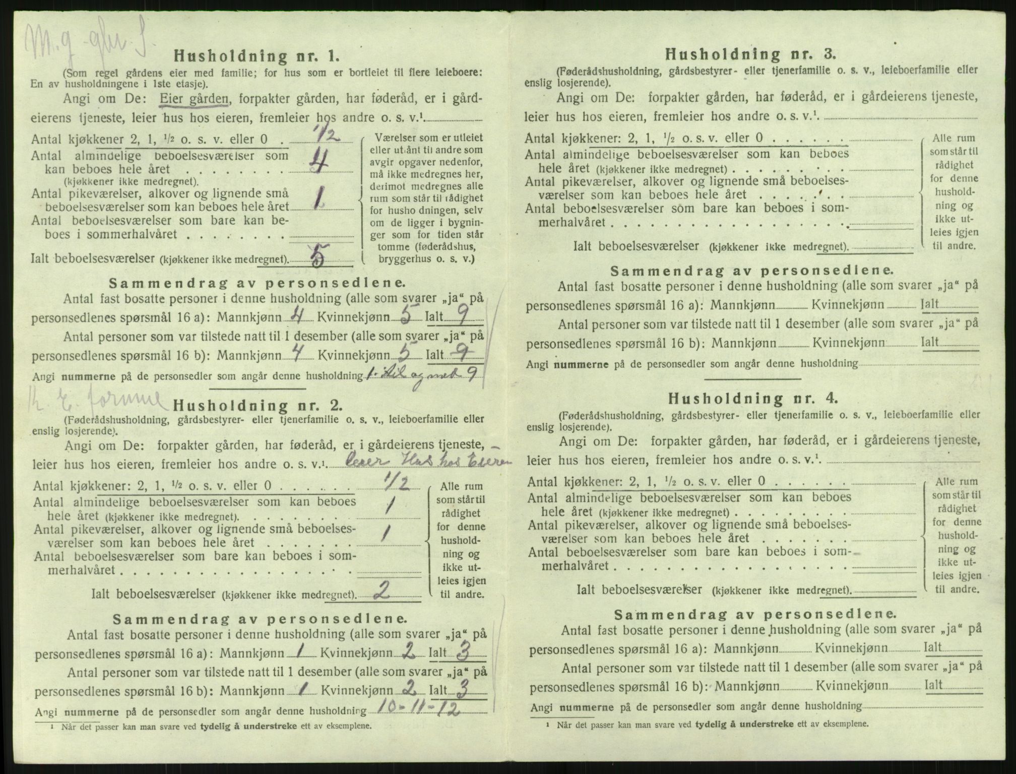 SAK, 1920 census for Søndeled, 1920, p. 708