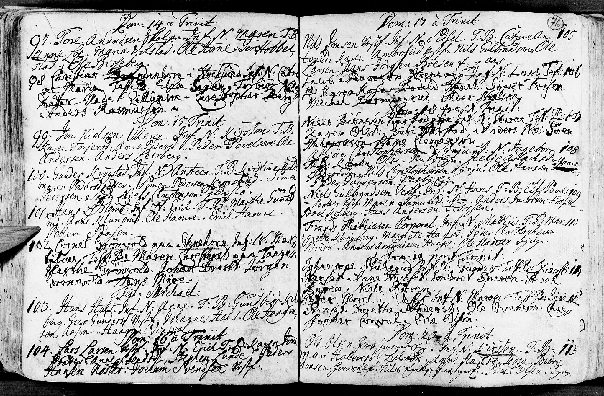 Eiker kirkebøker, AV/SAKO-A-4/F/Fa/L0003: Parish register (official) no. I 3, 1724-1753, p. 76