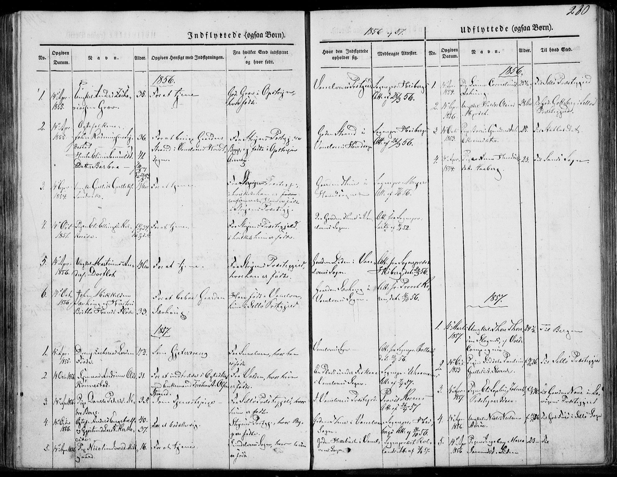 Ministerialprotokoller, klokkerbøker og fødselsregistre - Møre og Romsdal, AV/SAT-A-1454/501/L0006: Parish register (official) no. 501A06, 1844-1868, p. 280