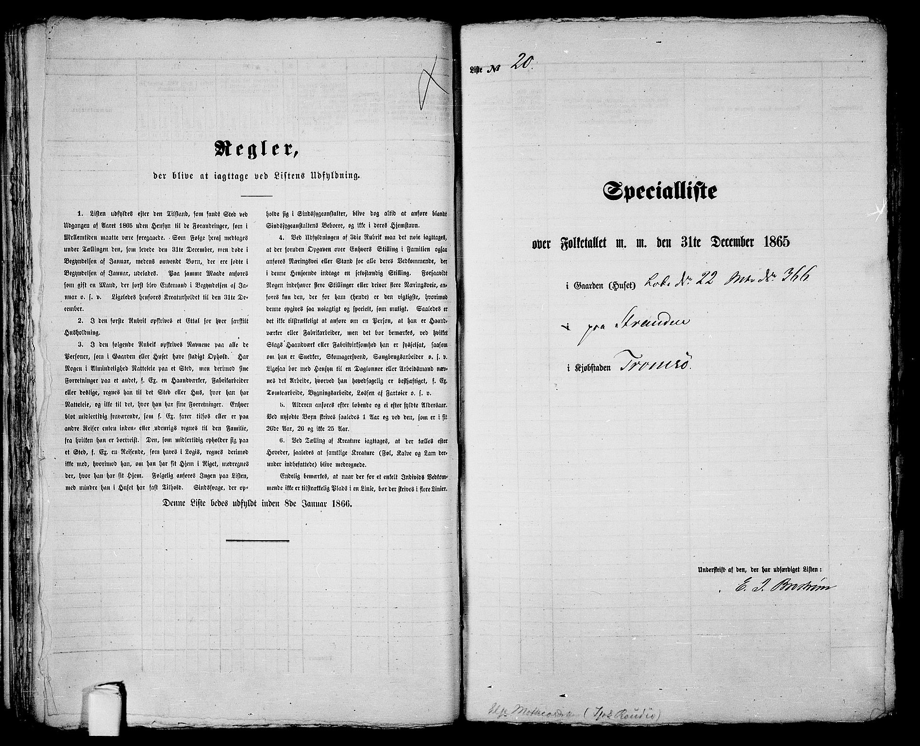 RA, 1865 census for Tromsø, 1865, p. 48