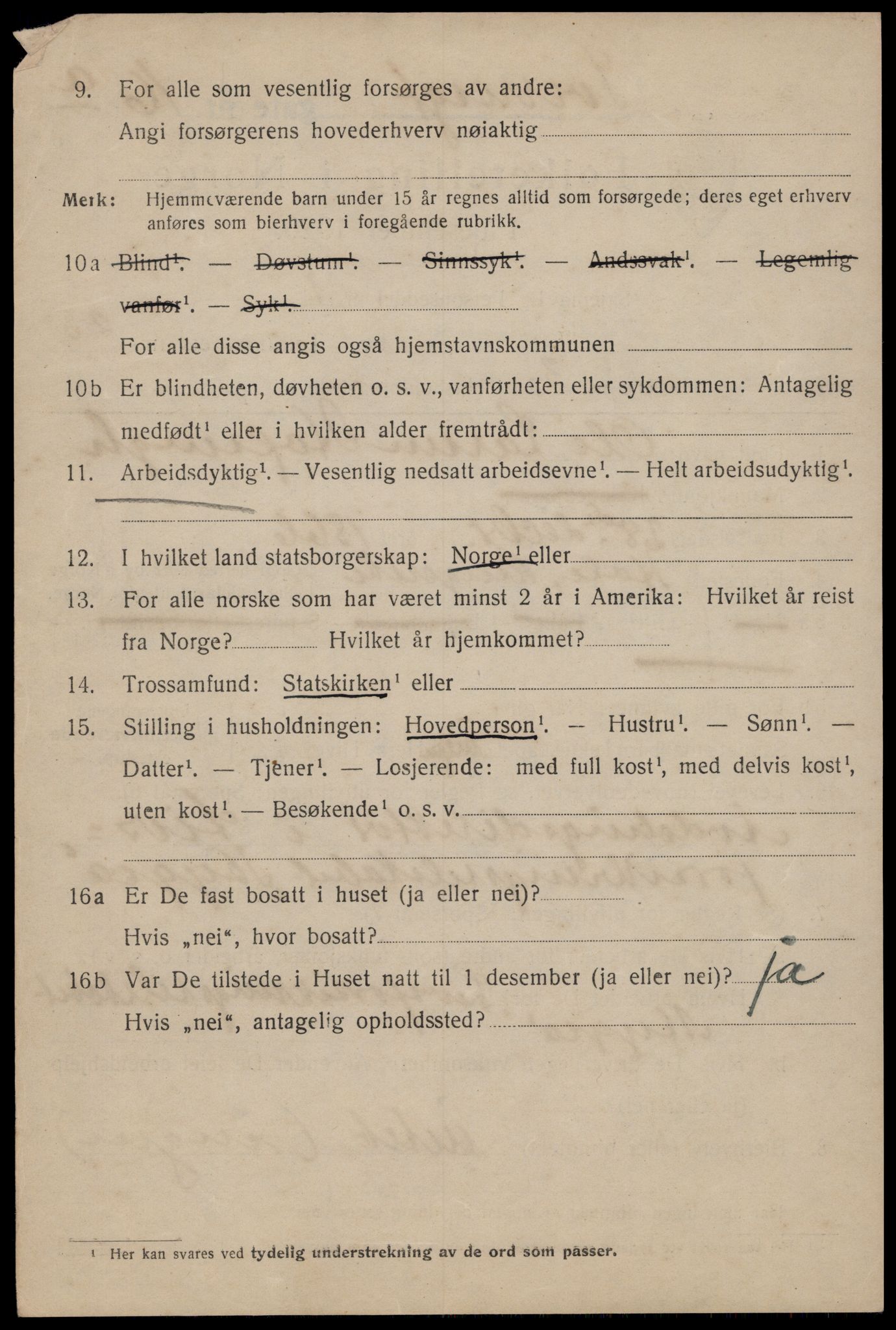 SAT, 1920 census for Trondheim, 1920, p. 65339