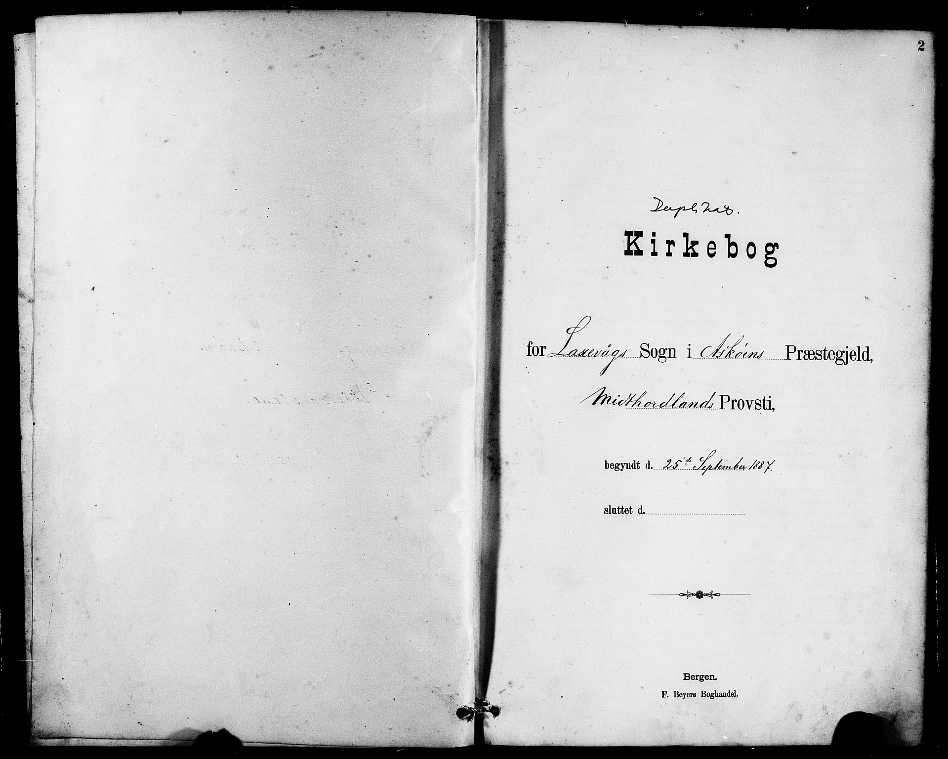 Laksevåg Sokneprestembete, SAB/A-76501/H/Ha/Hab/Haba/L0003: Parish register (copy) no. A 3, 1887-1899, p. 2