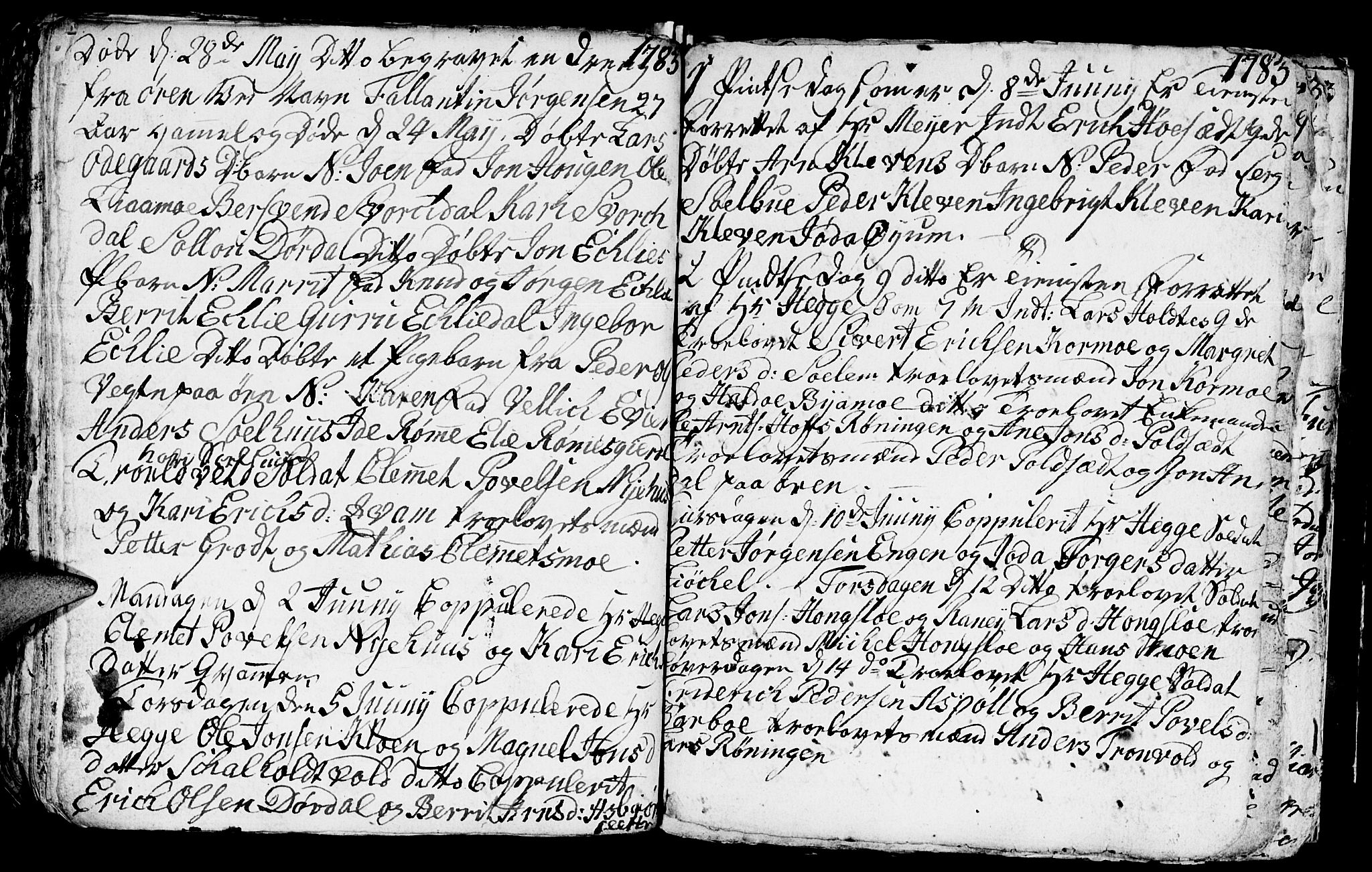 Ministerialprotokoller, klokkerbøker og fødselsregistre - Sør-Trøndelag, AV/SAT-A-1456/668/L0814: Parish register (copy) no. 668C03, 1766-1789