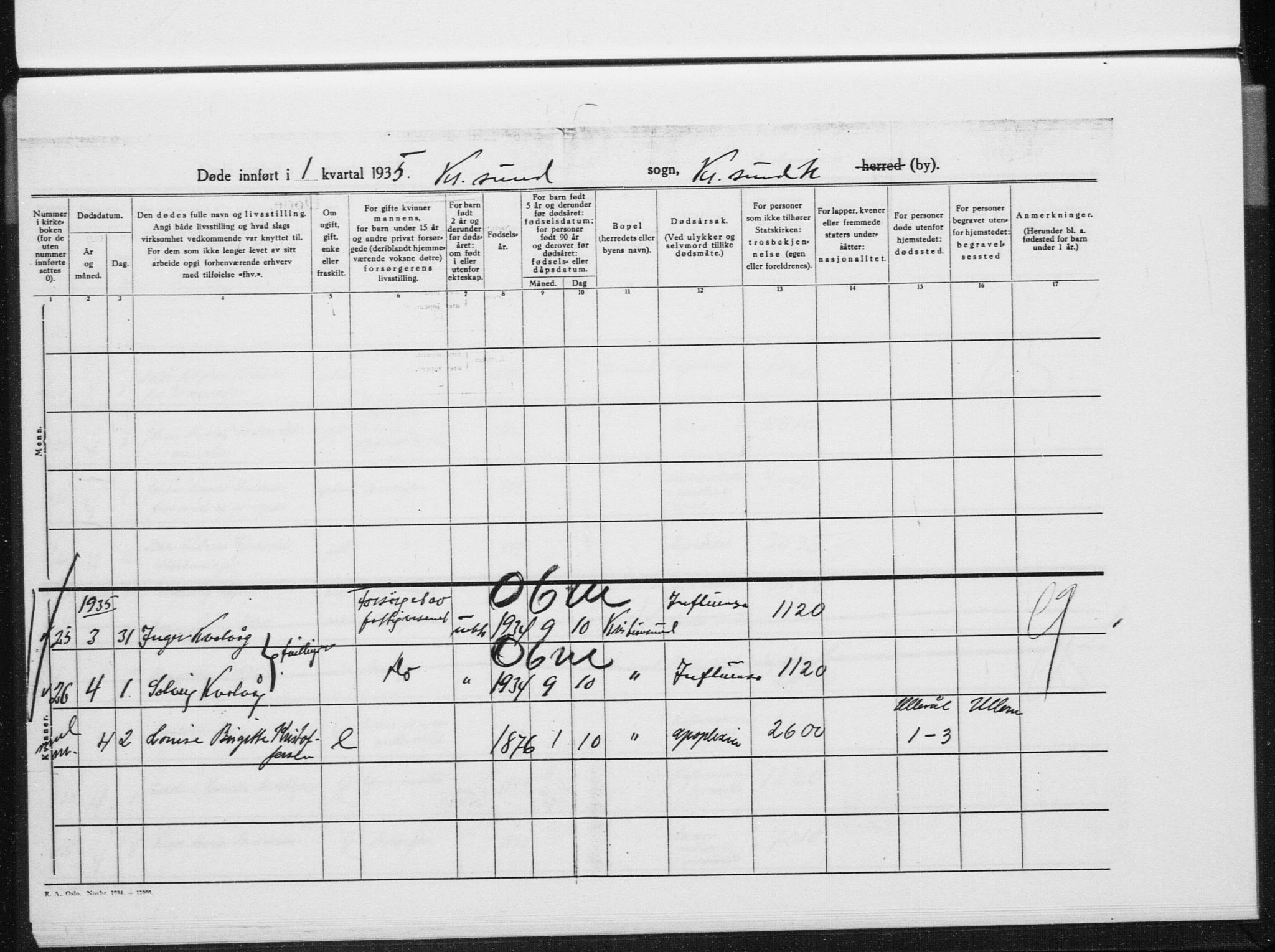 Ministerialprotokoller, klokkerbøker og fødselsregistre - Møre og Romsdal, AV/SAT-A-1454/572/L0863: Parish register (official) no. 572D07, 1917-1935