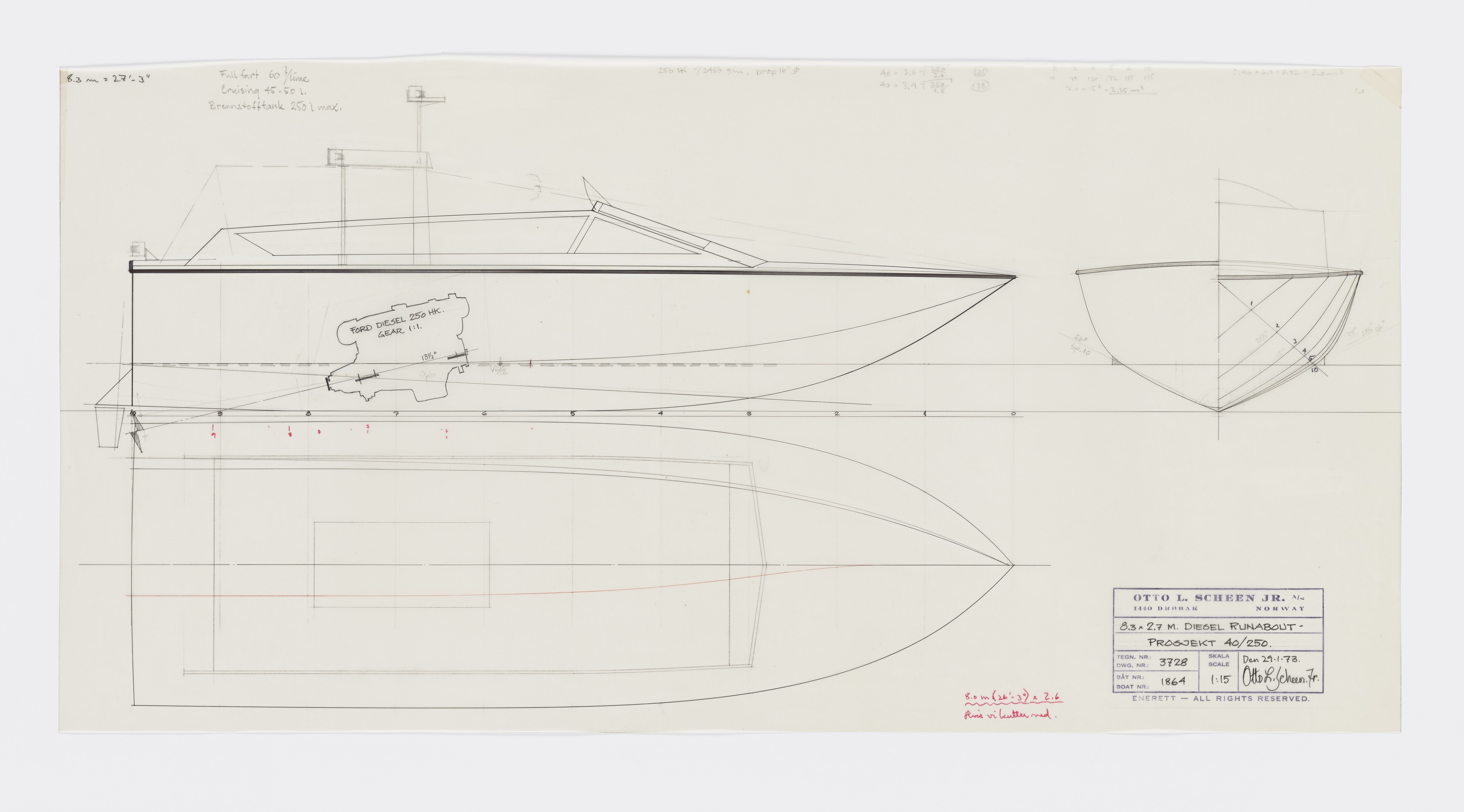 Furuholmen & Scheen, AFM/OM-1003/T/Ta/L0020/0003: Runabout / Scheen, 1972-1995