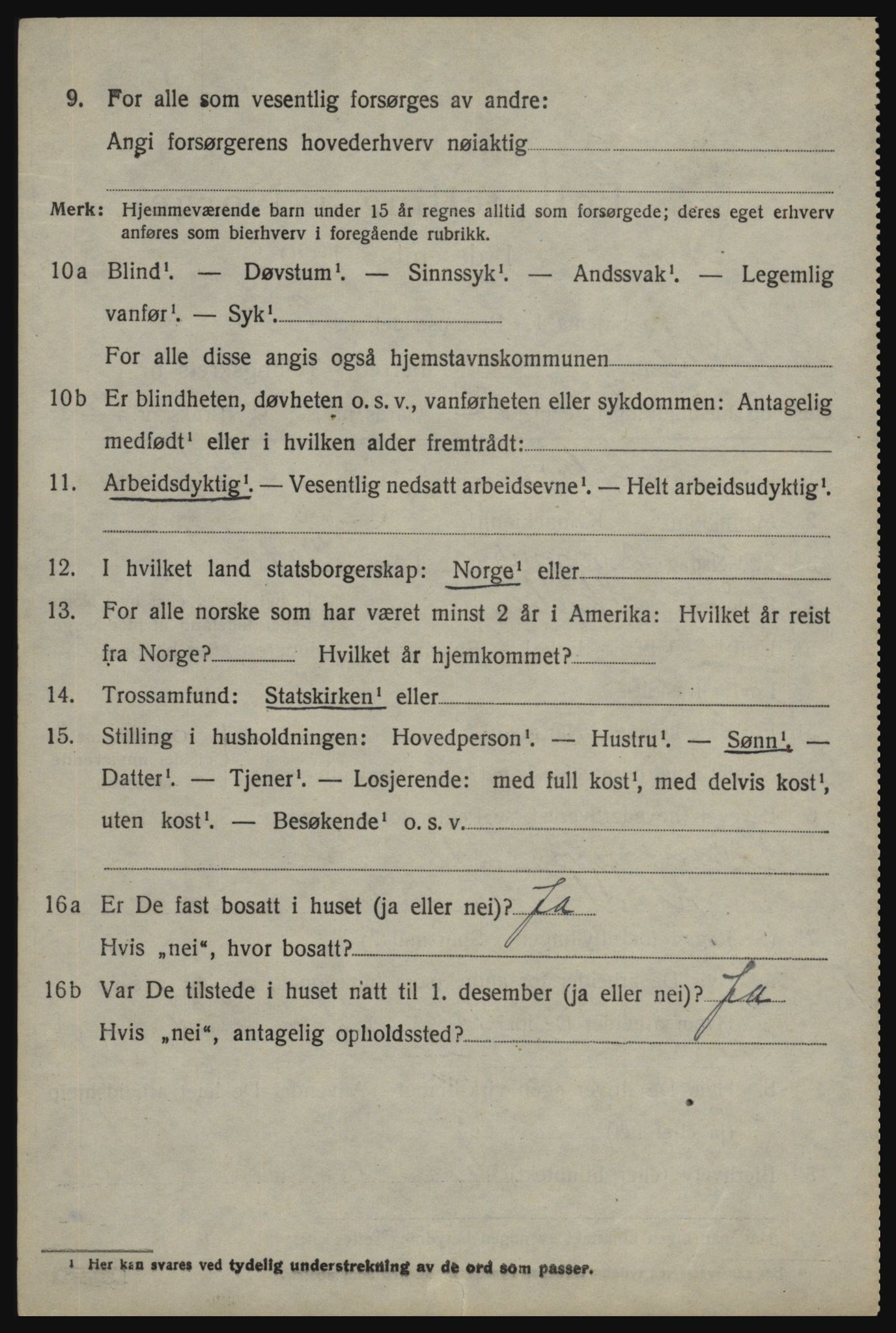 SAO, 1920 census for Skjeberg, 1920, p. 4970